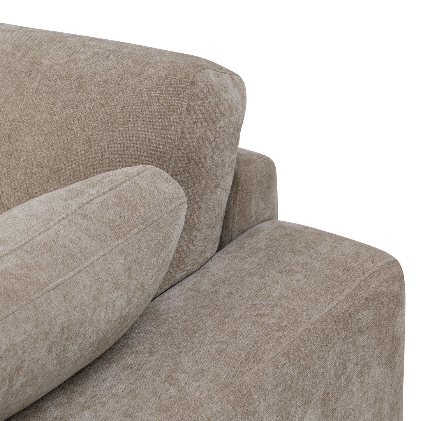 Malaga Left-Facing Sectional Sofa | Drift Brown
