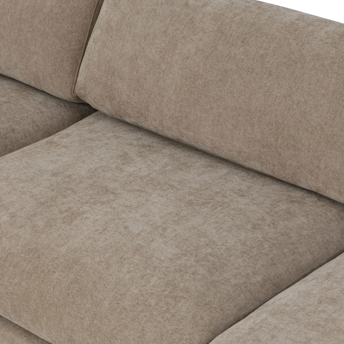 Malaga Left-Facing Sectional Sofa | Drift Brown