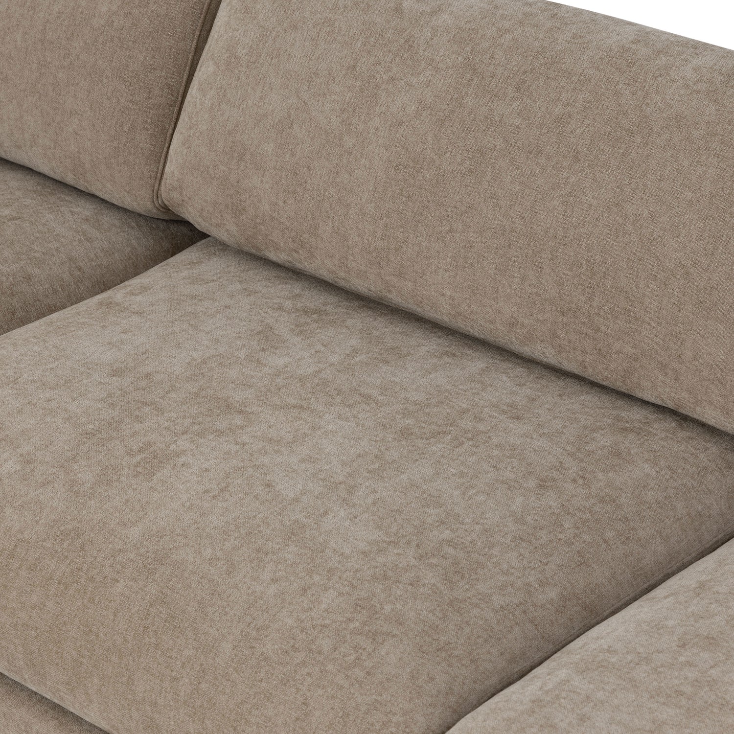 Malaga Left-Facing Sectional Sofa | Drift Brown 