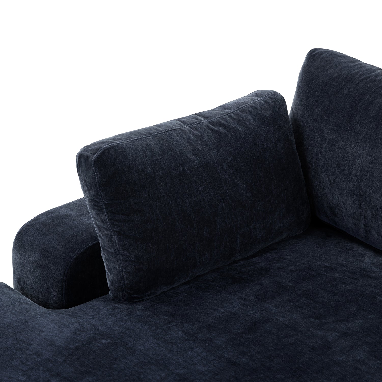 Malaga Left-Facing Sectional Sofa | Mystic Blue 
