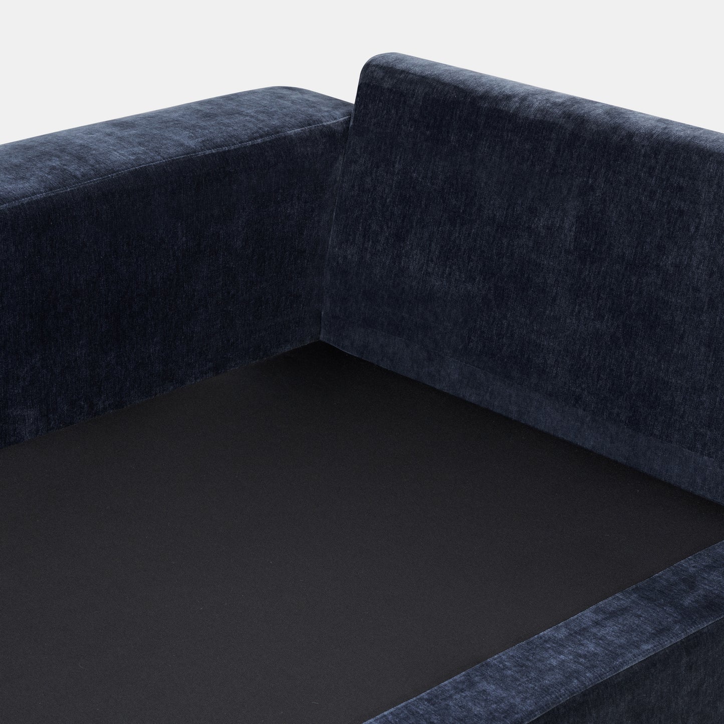 Malaga Left-Facing Sectional Sofa | Mystic Blue