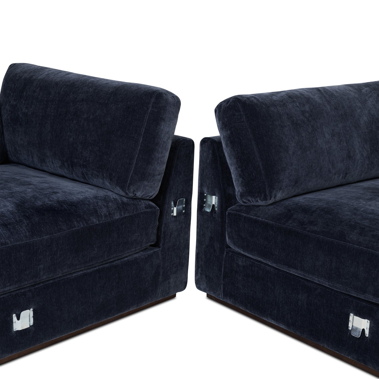 Malaga Left-Facing Sectional Sofa | Mystic Blue