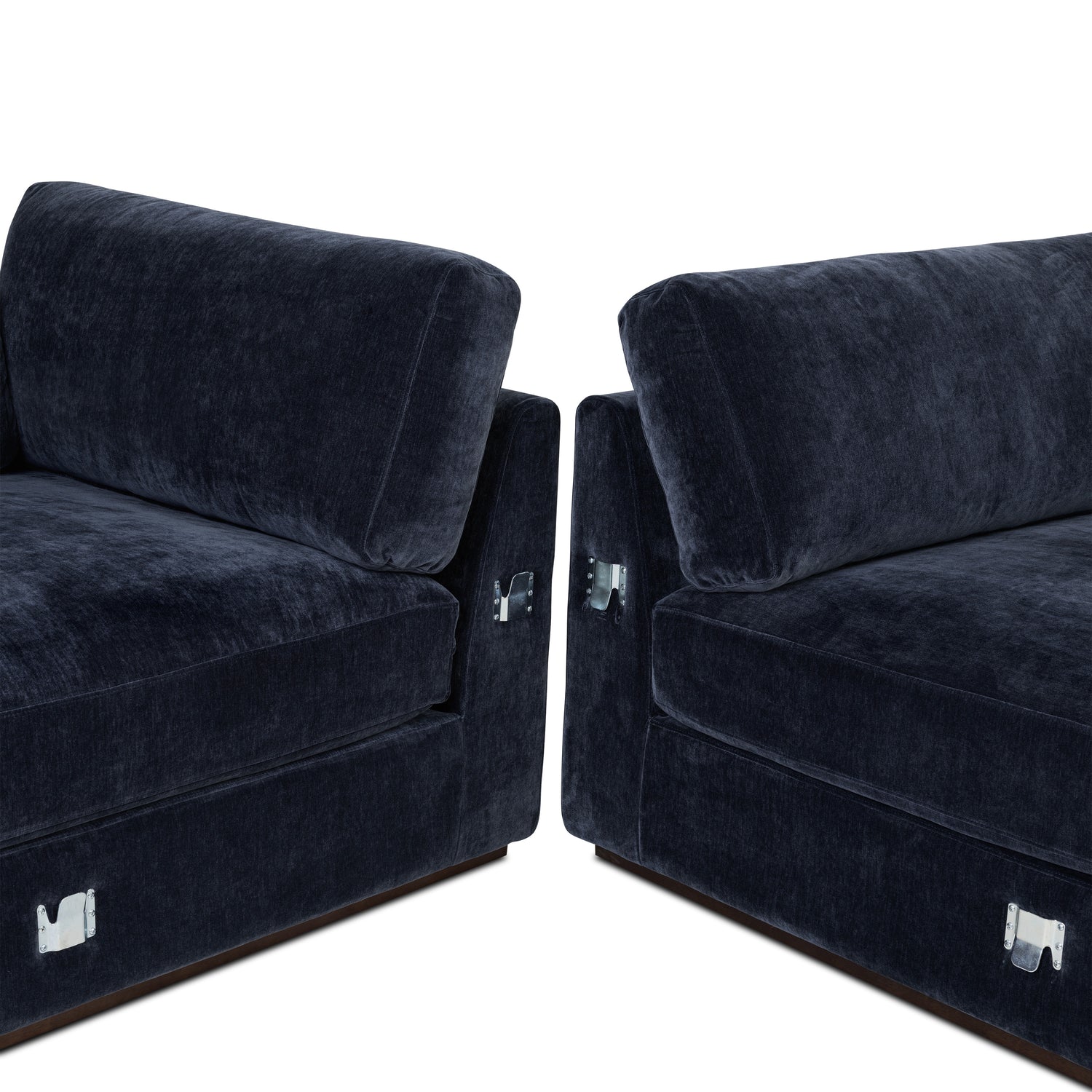 Malaga Left-Facing Sectional Sofa | Mystic Blue 