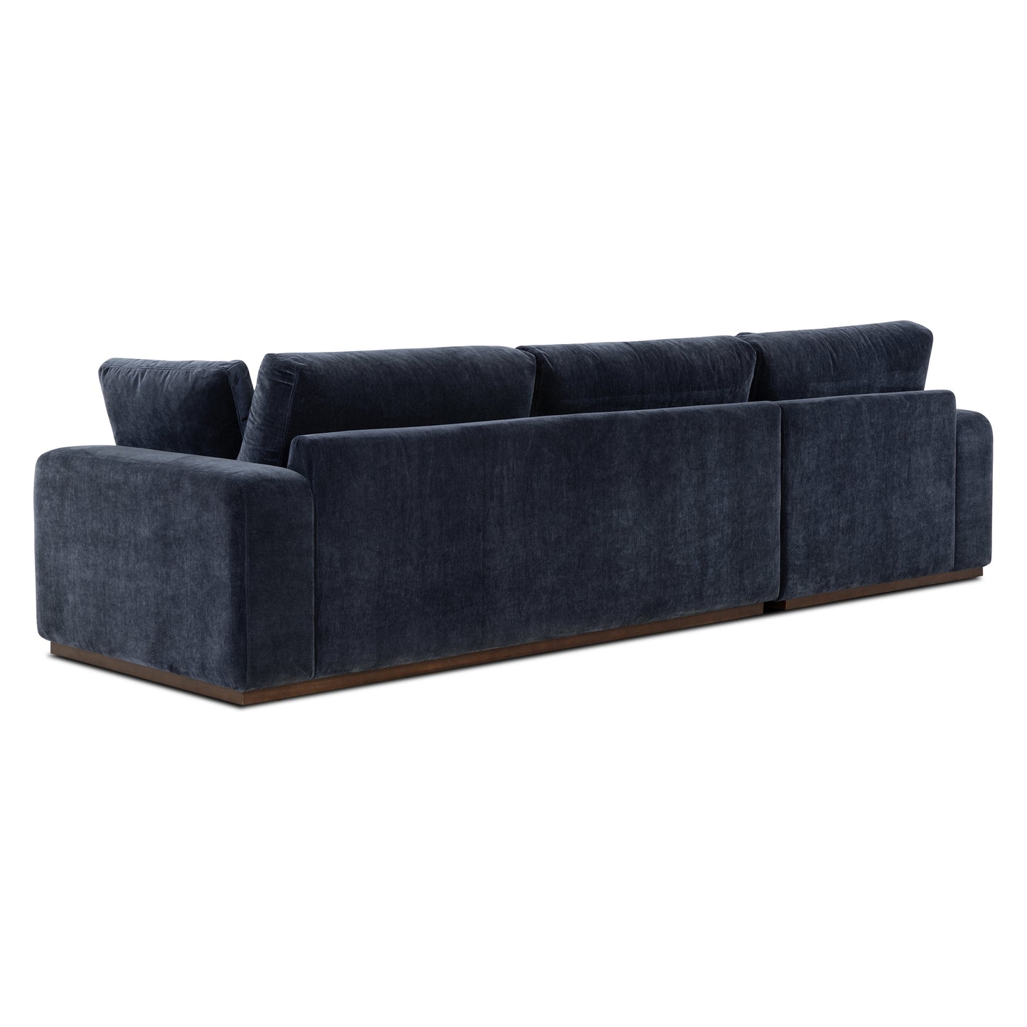 Malaga Left-Facing Sectional Sofa | Mystic Blue