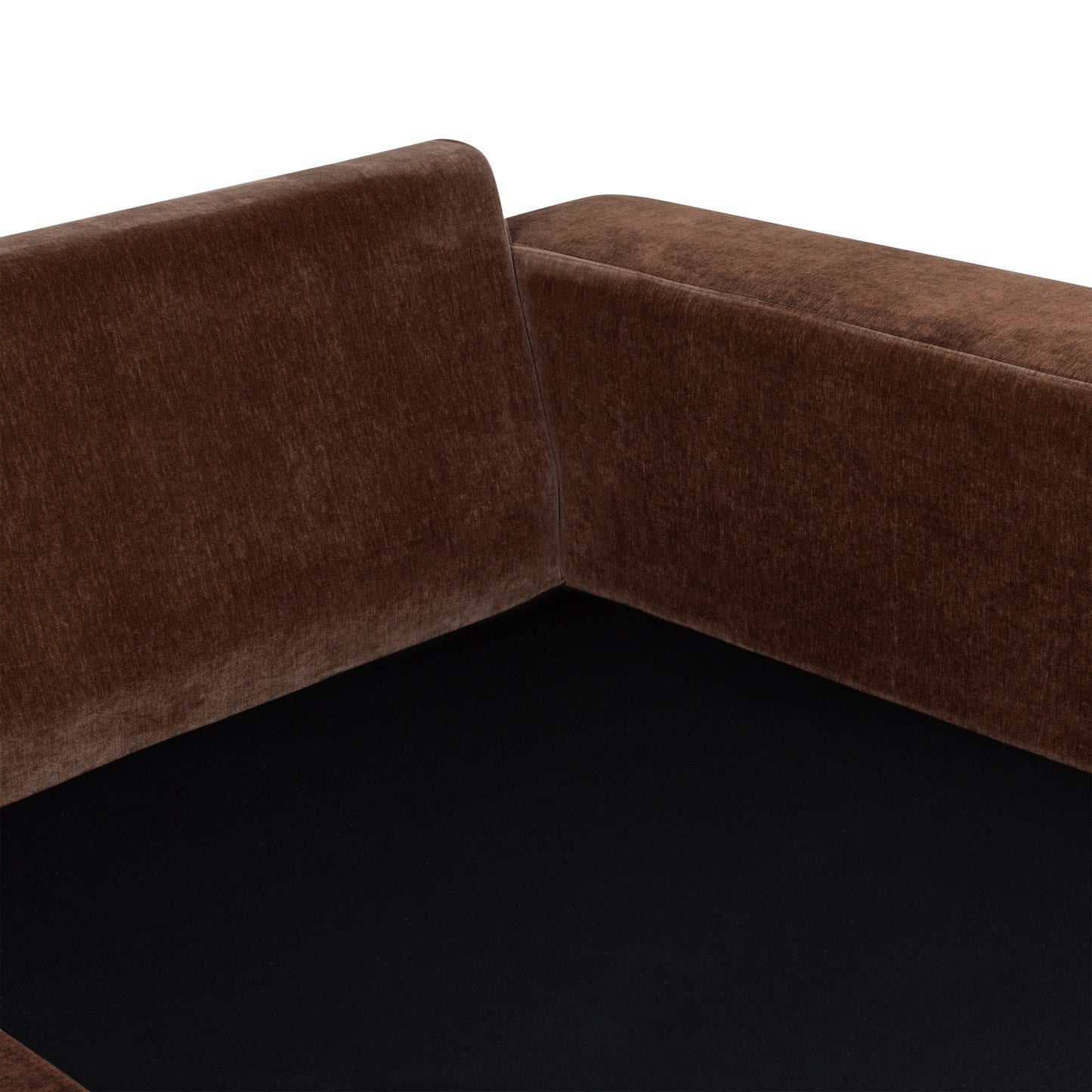 Malaga Right-Facing Sectional Sofa | Bronzer Brown