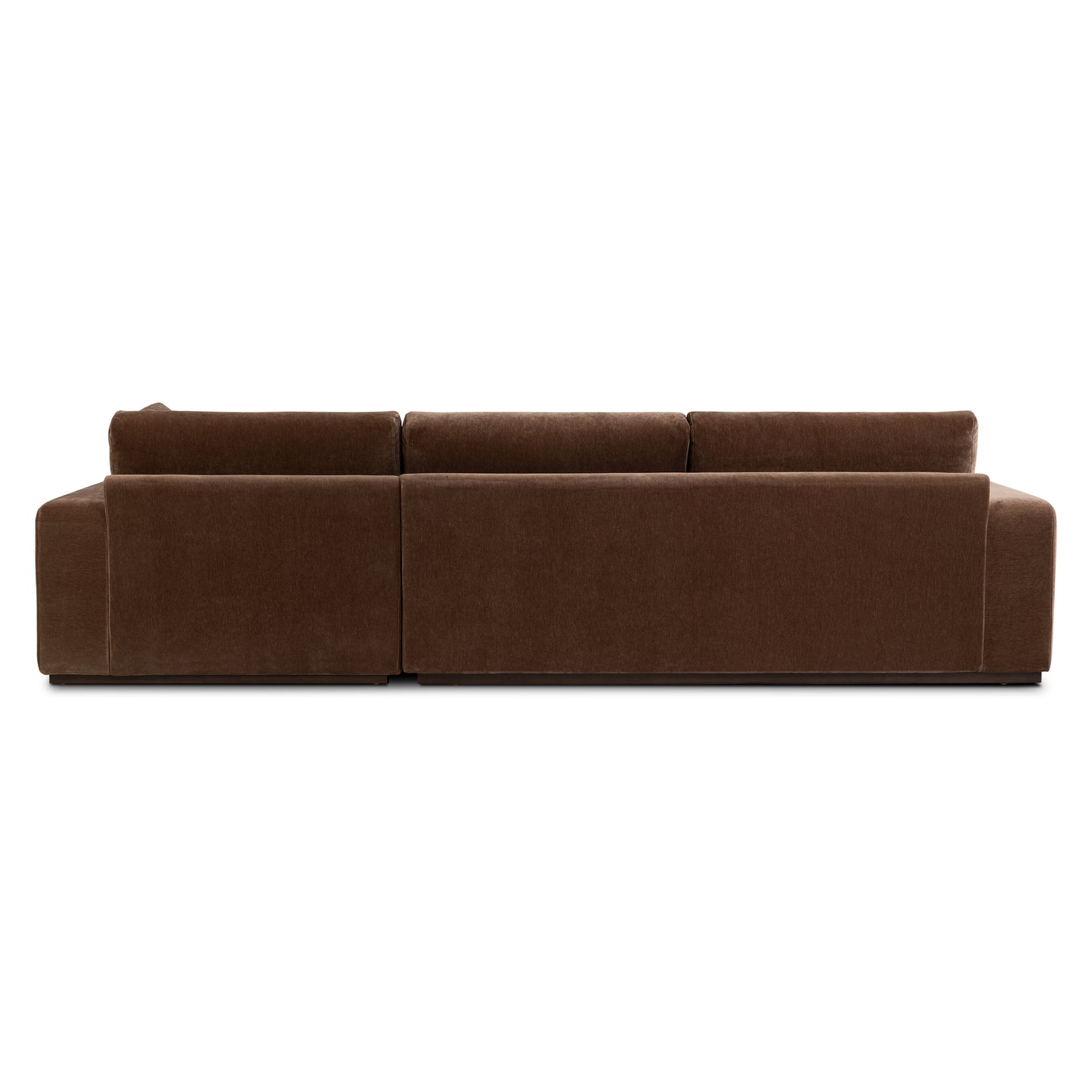 Malaga Right-Facing Sectional Sofa | Bronzer Brown