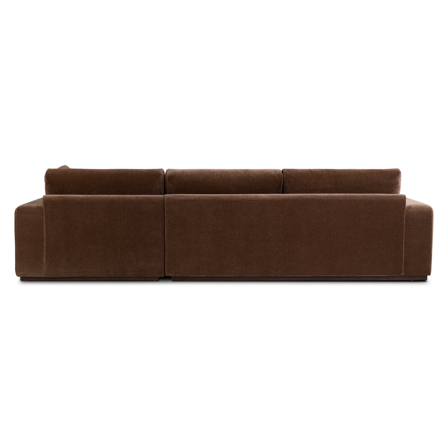 Malaga Right-Facing Sectional Sofa | Bronzer Brown 