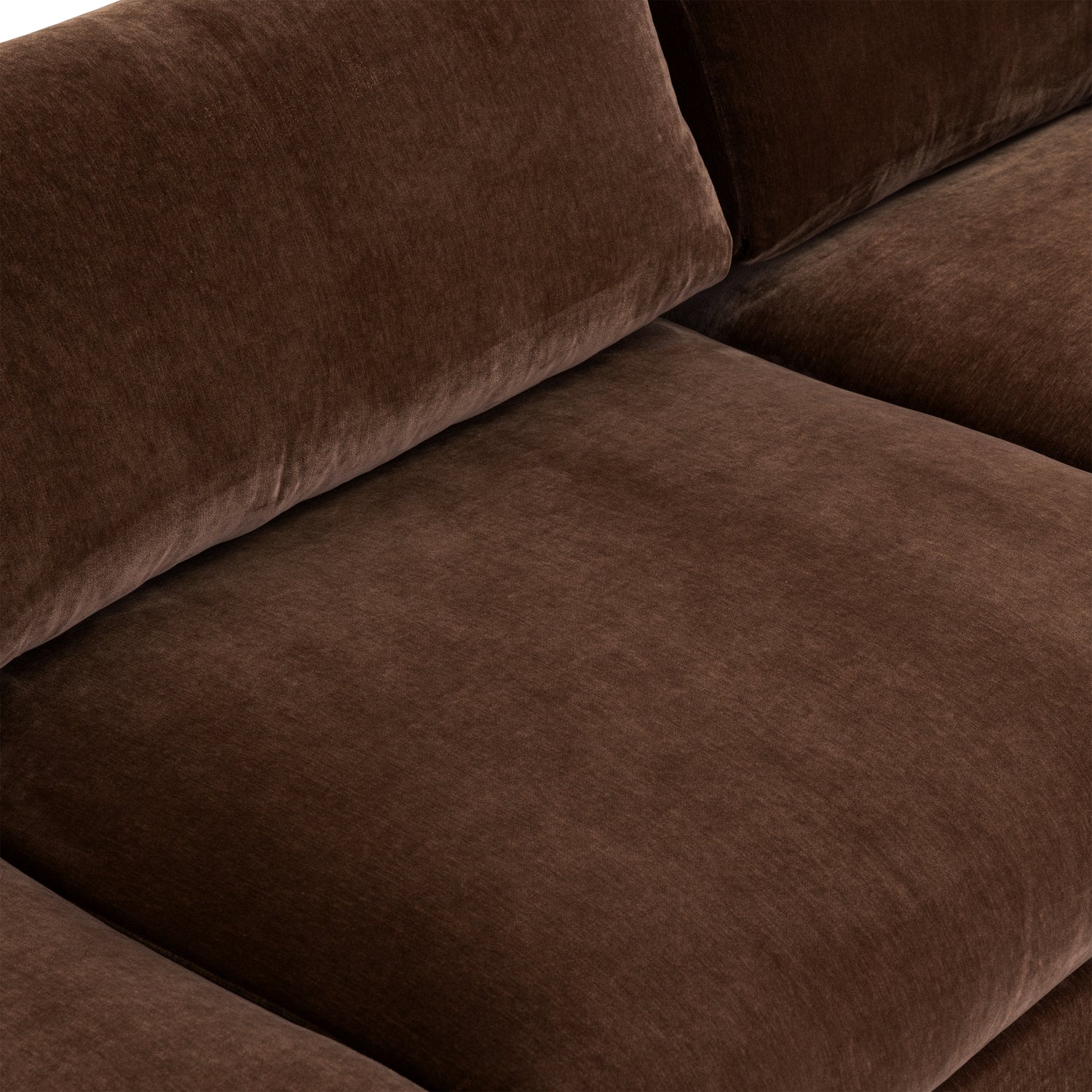 Malaga Right-Facing Sectional Sofa | Bronzer Brown 