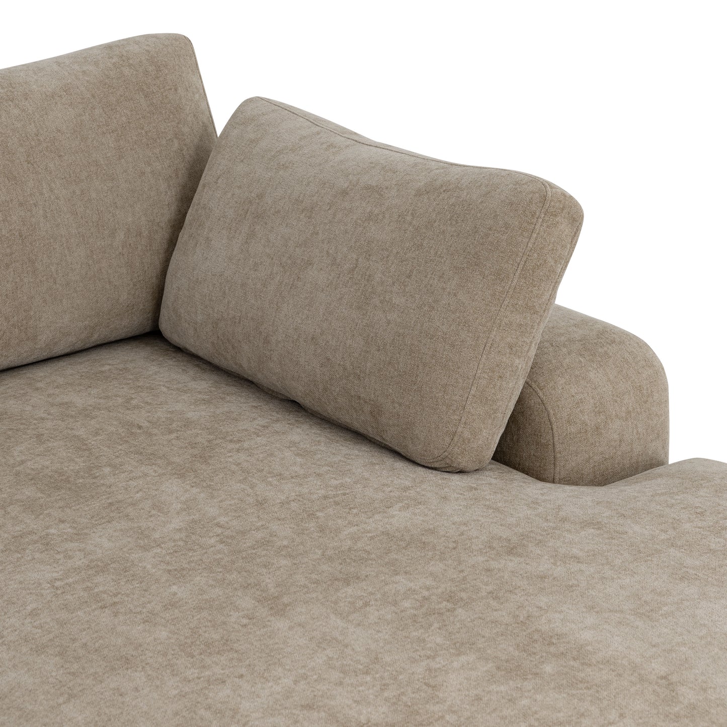 Malaga Right-Facing Sectional Sofa | Drift Brown