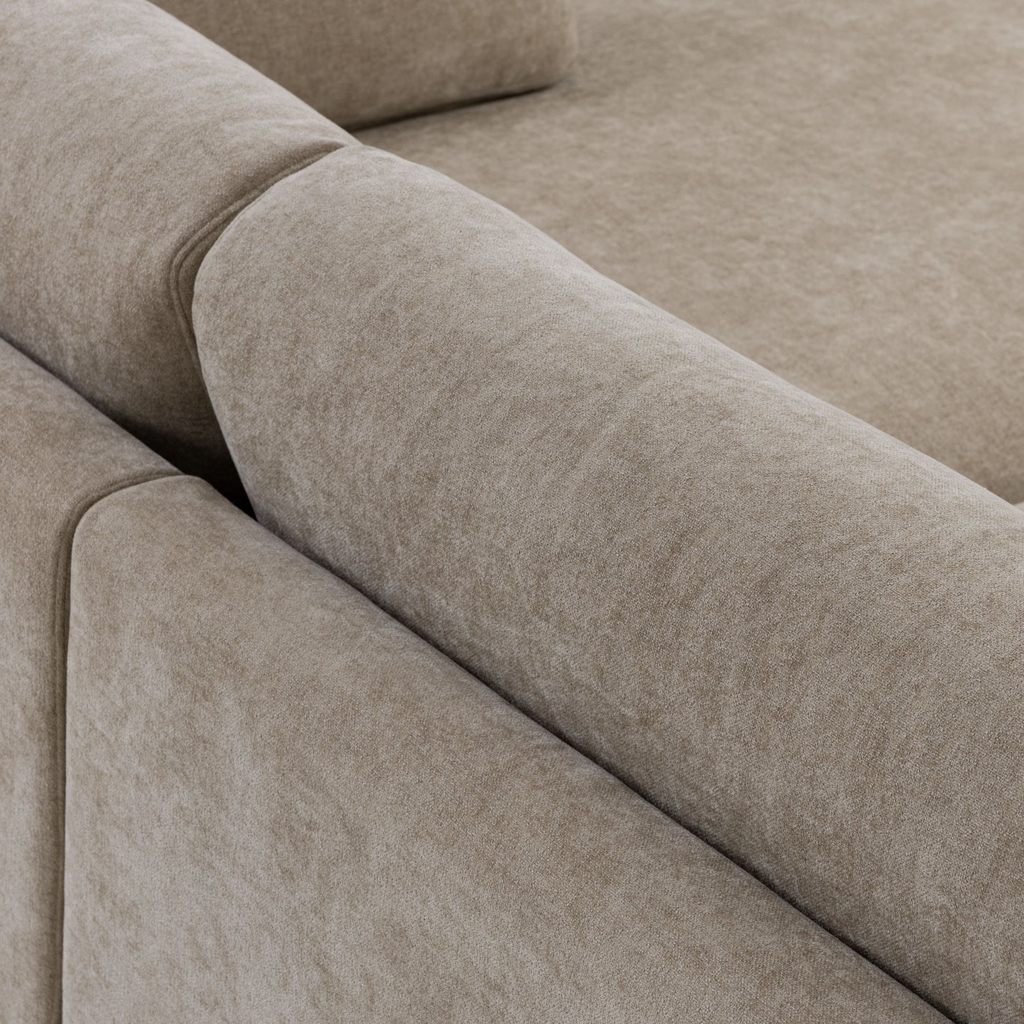 Malaga Right-Facing Sectional Sofa | Drift Brown