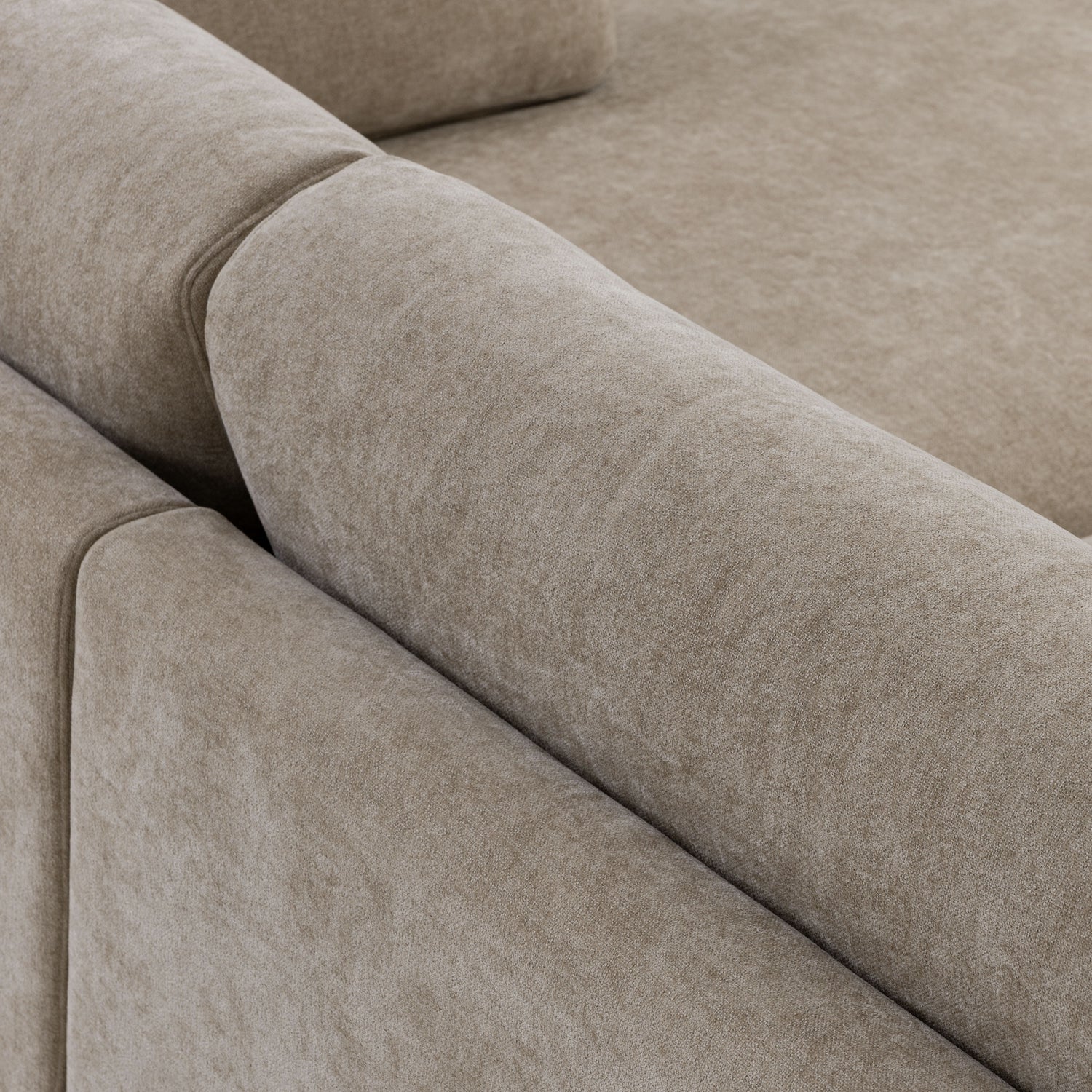 Malaga Right-Facing Sectional Sofa | Drift Brown 