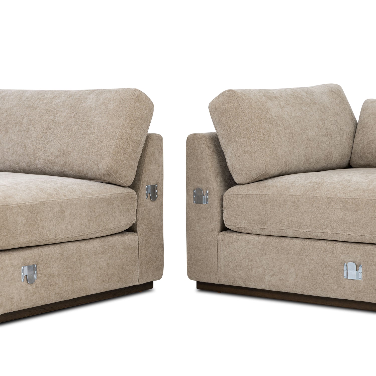 Malaga Right-Facing Sectional Sofa | Drift Brown 