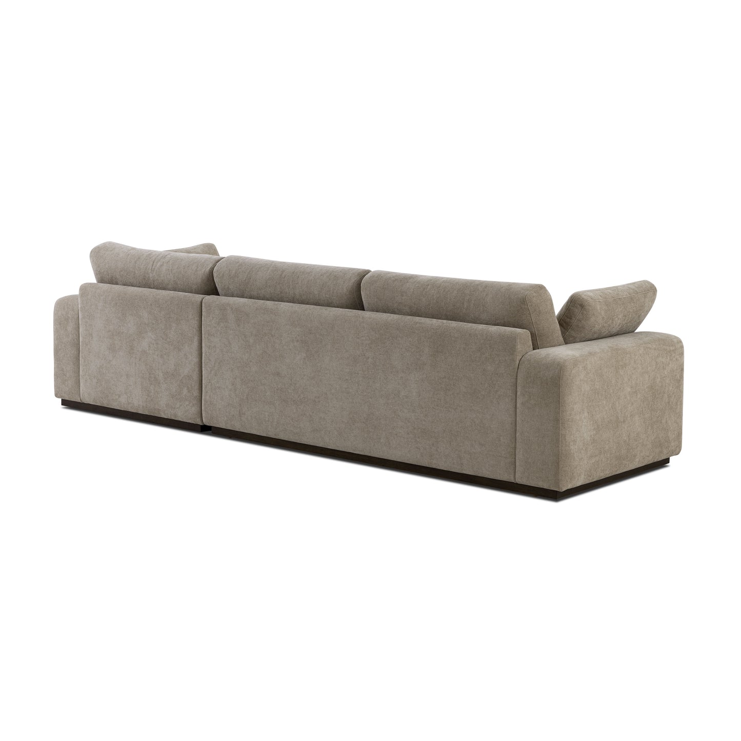Malaga Right-Facing Sectional Sofa | Drift Brown
