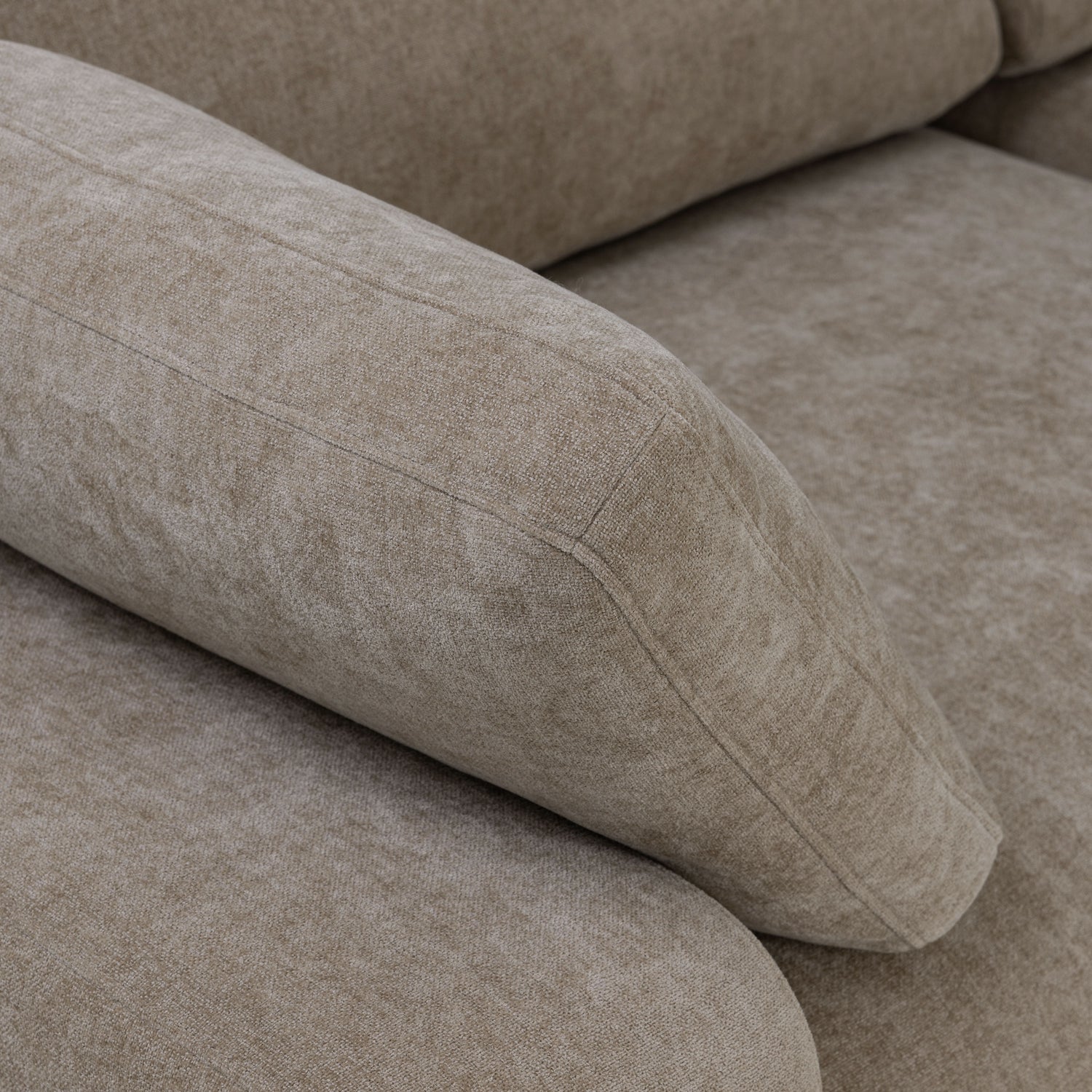 Malaga Right-Facing Sectional Sofa | Drift Brown 