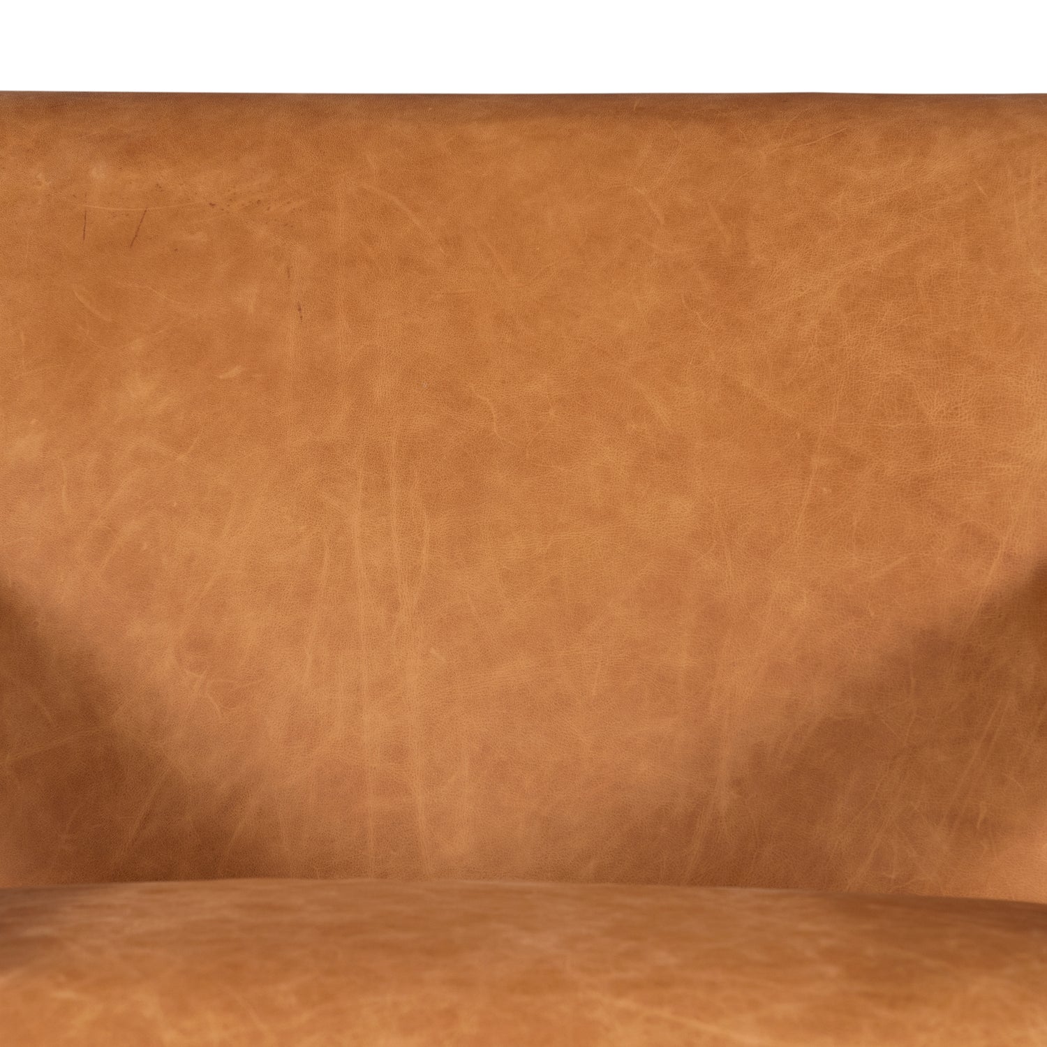 Giza Leather Lounge Chair | Cognac Tan | Single 