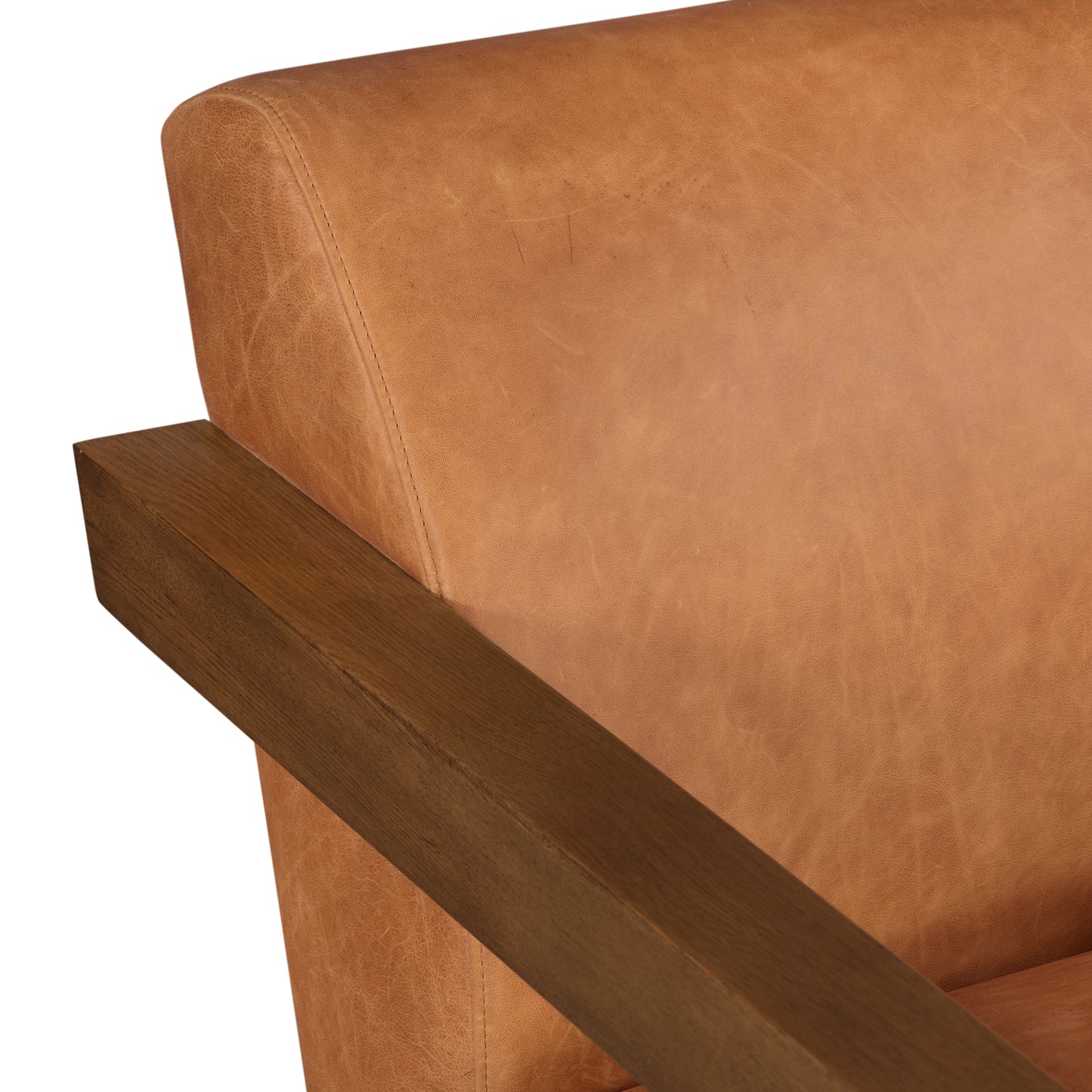 Giza Leather Lounge Chair | Cognac Tan | Set of 2