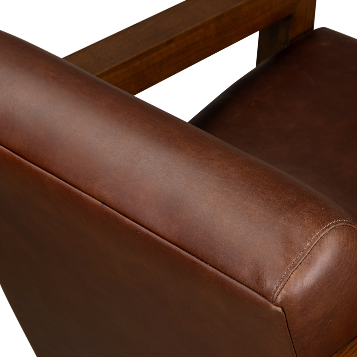 Giza Leather Lounge Chair | Oscuro Brown | Set of 2