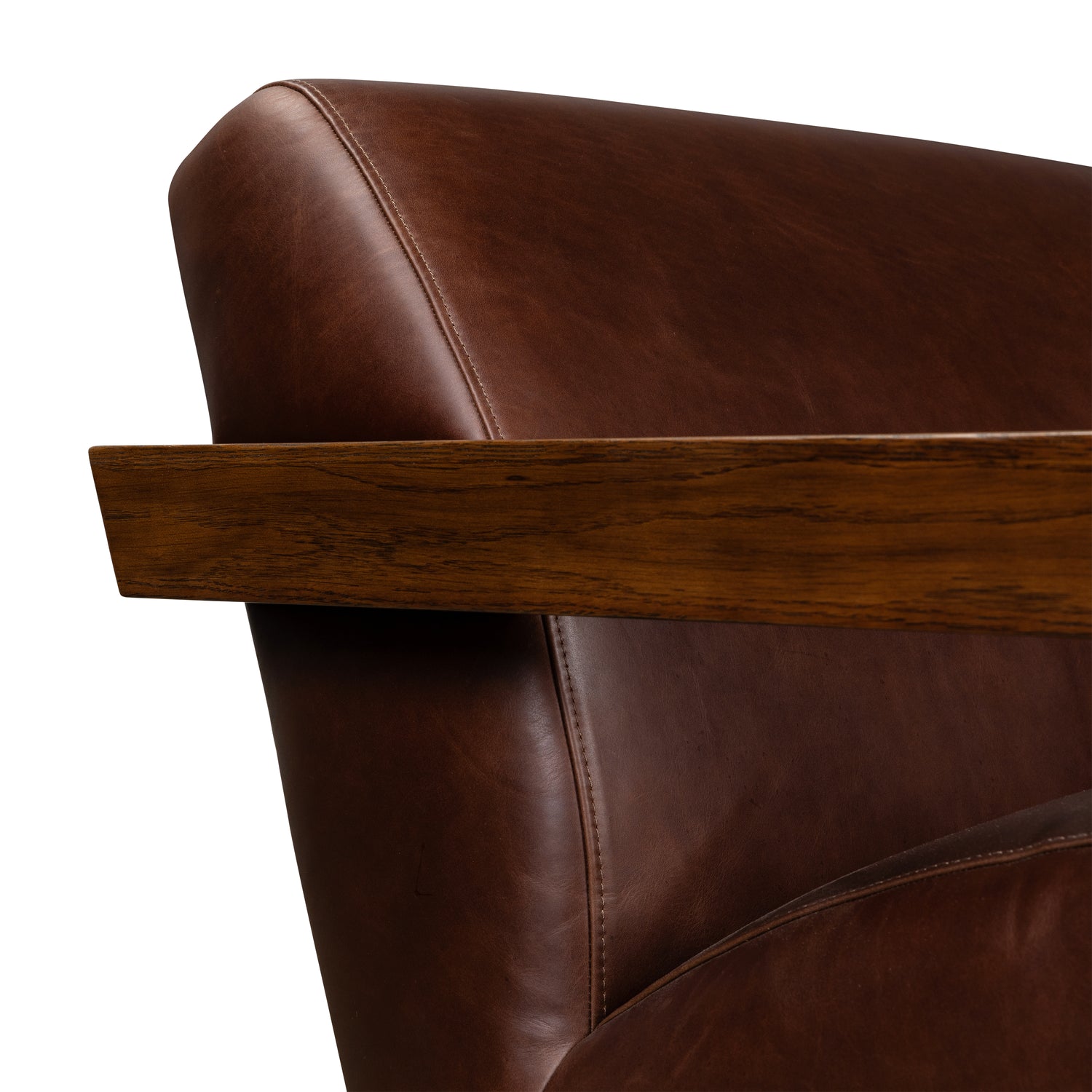 Giza Leather Lounge Chair | Oscuro Brown | Set of 2 