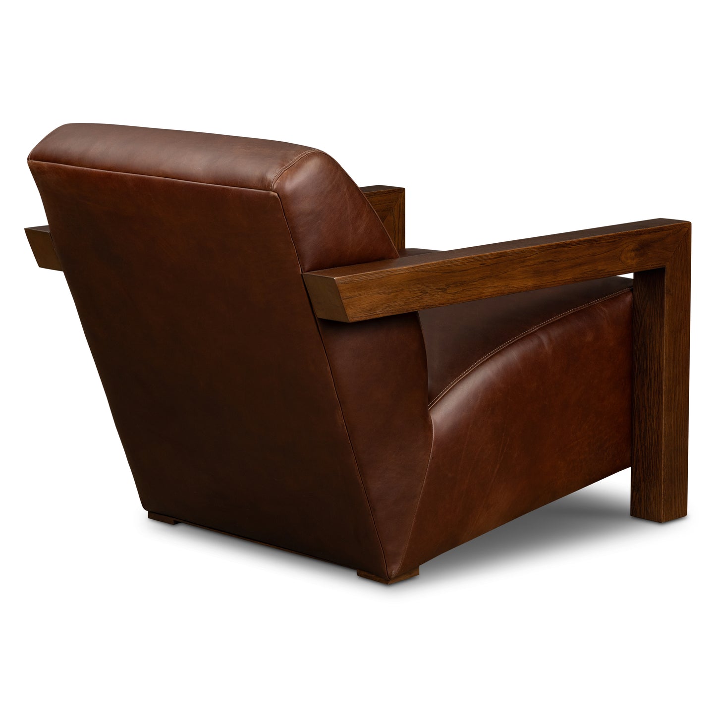 Giza Leather Lounge Chair | Oscuro Brown | Set of 2