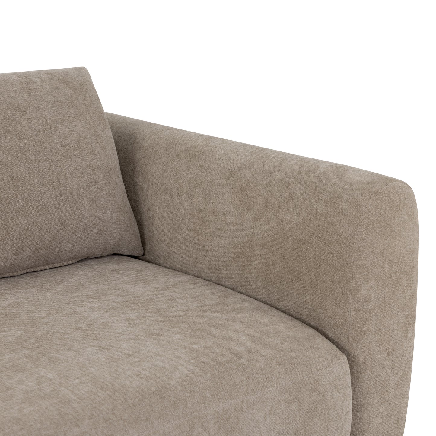 Matera 92" Sleeper Sofa Bed with Storage Compartment | Drift Brown