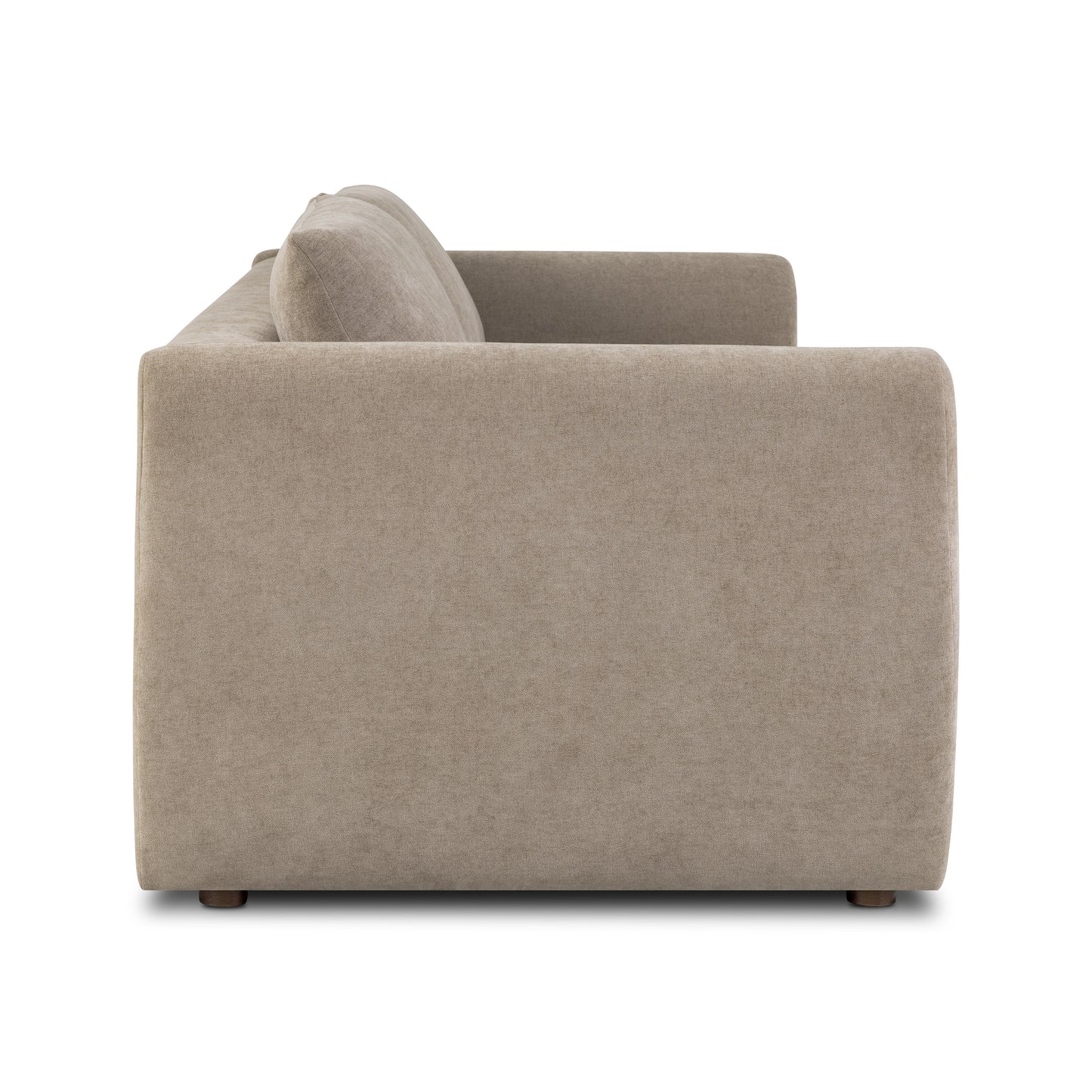 Matera 92" Sleeper Sofa Bed with Storage Compartment | Drift Brown