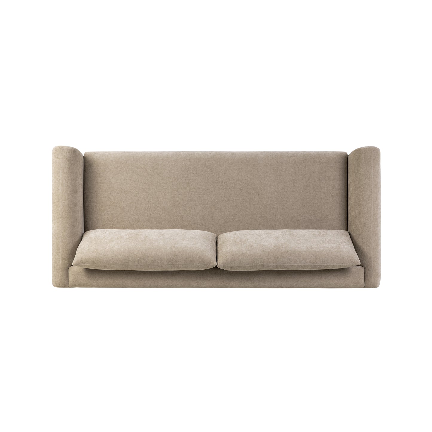 Matera 92" Sleeper Sofa Bed with Storage Compartment | Drift Brown