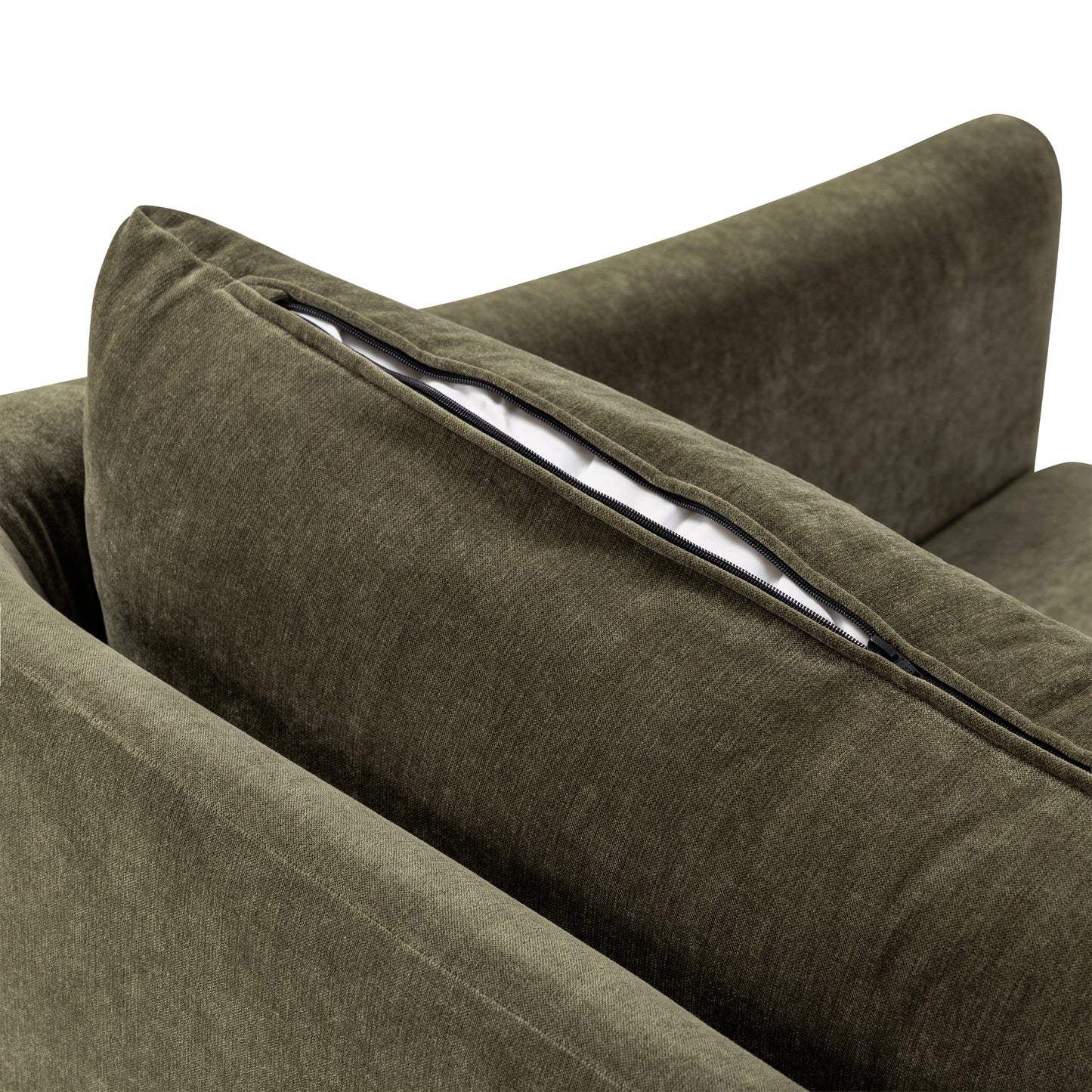 Nervan 84" Sofa | Lume Green