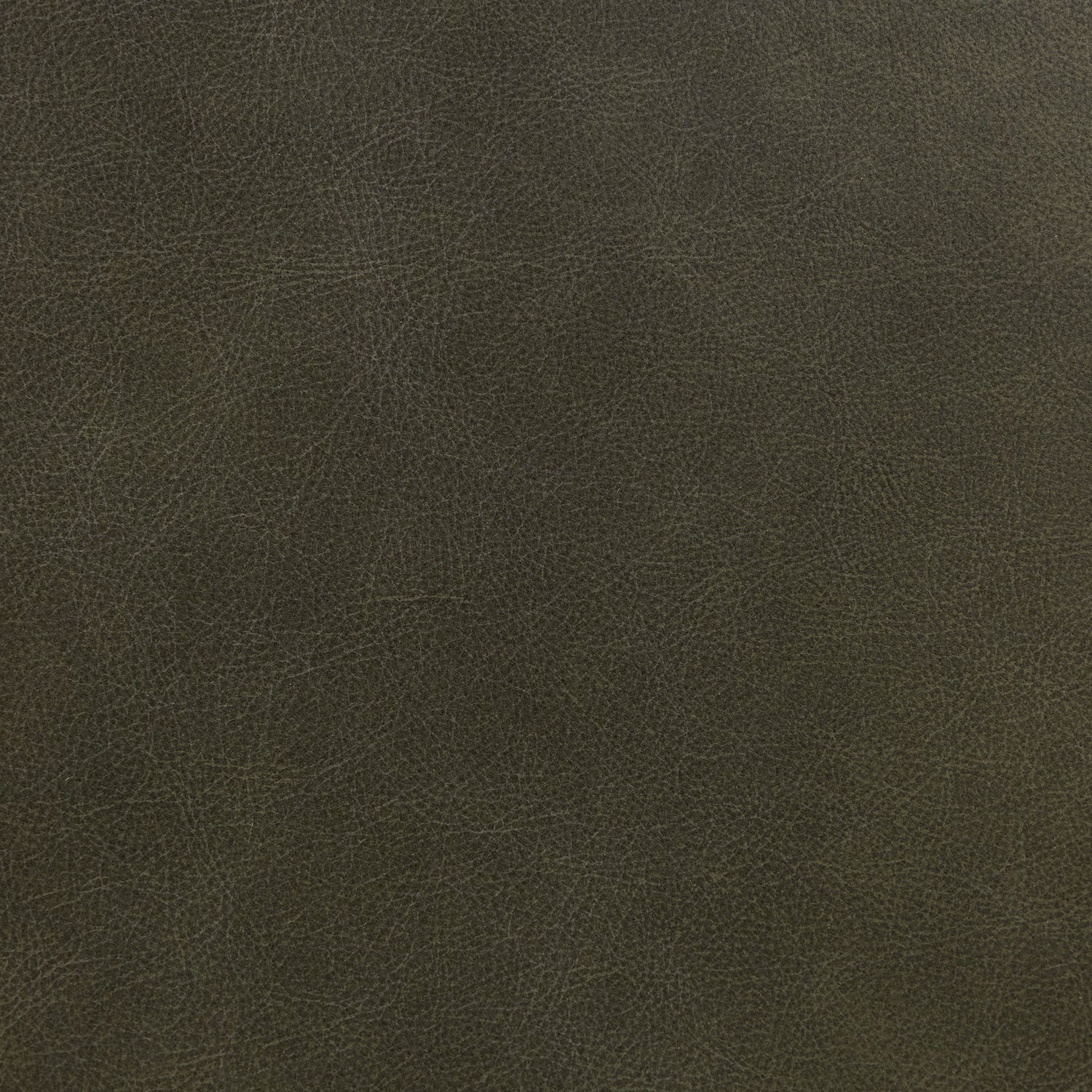 Jarmo Leather Ottoman with Walnut Table | Olivine Green 