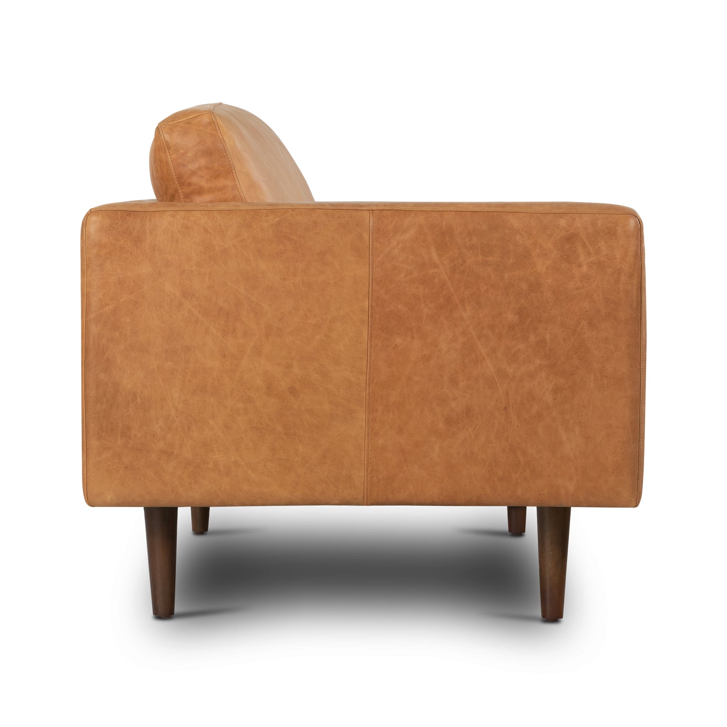 Napa 88.5” Leather Sofa | Cognac Tan 