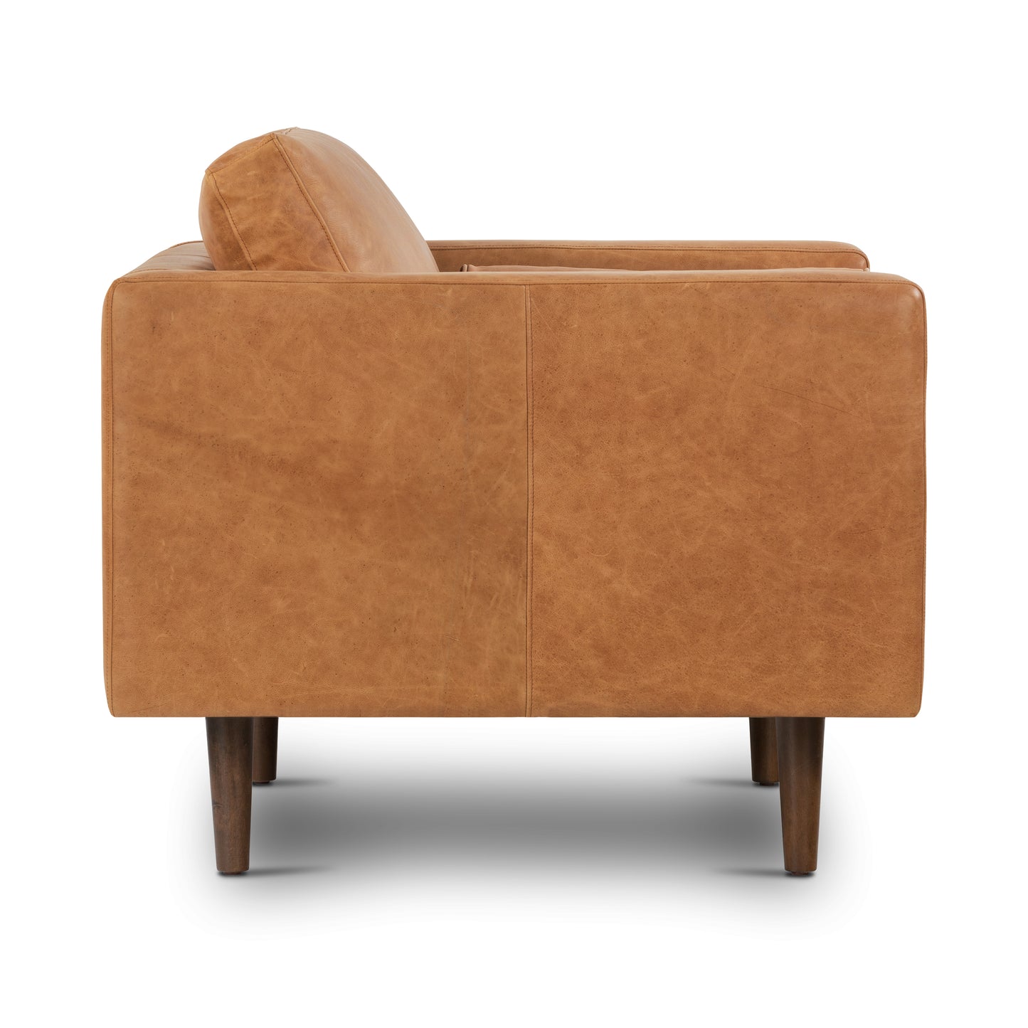 Napa Leather Lounge Chair | Cognac Tan | Set of 2