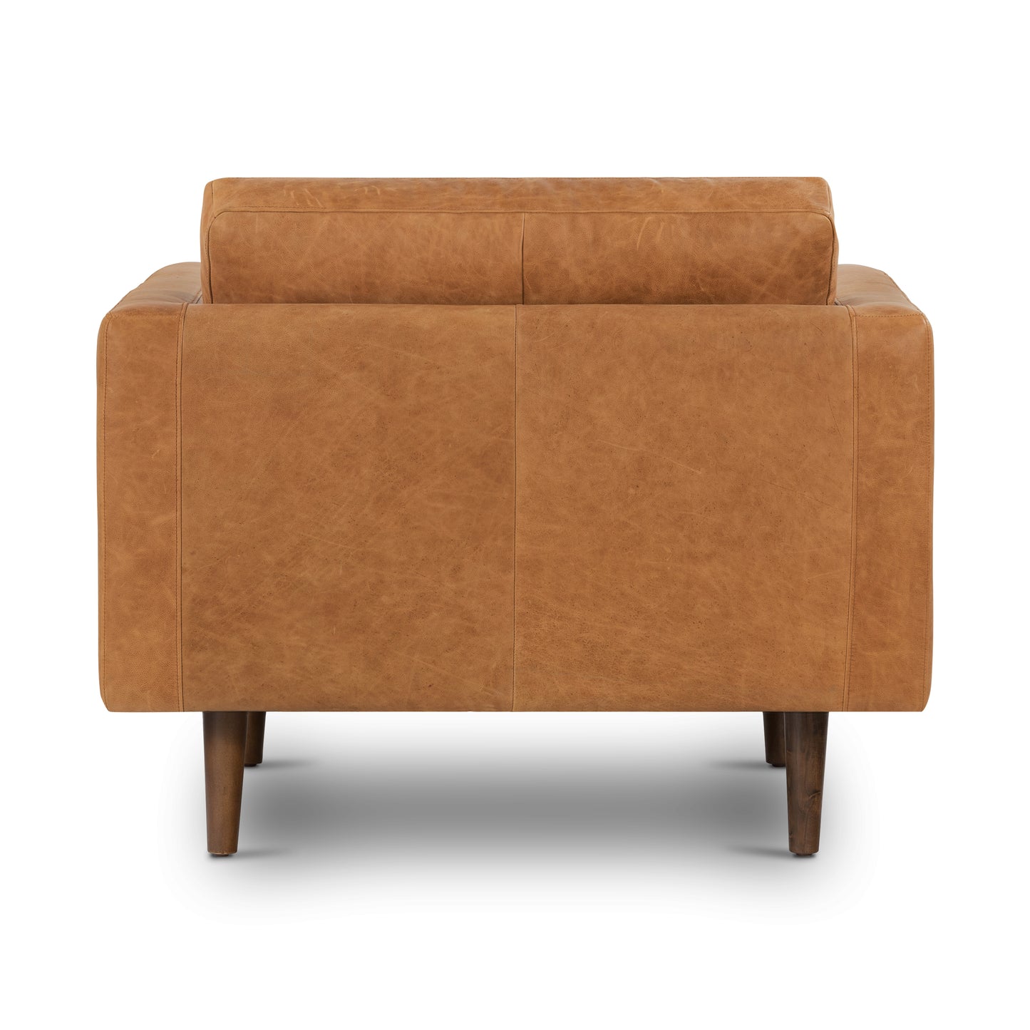 Napa Leather Lounge Chair | Cognac Tan | Single
