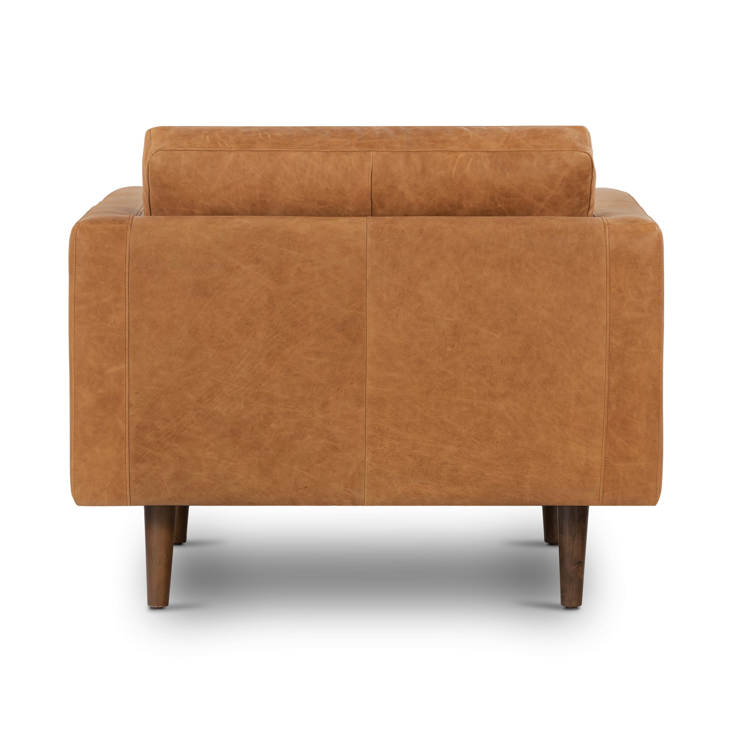 Napa Leather Lounge Chair | Cognac Tan | Single 