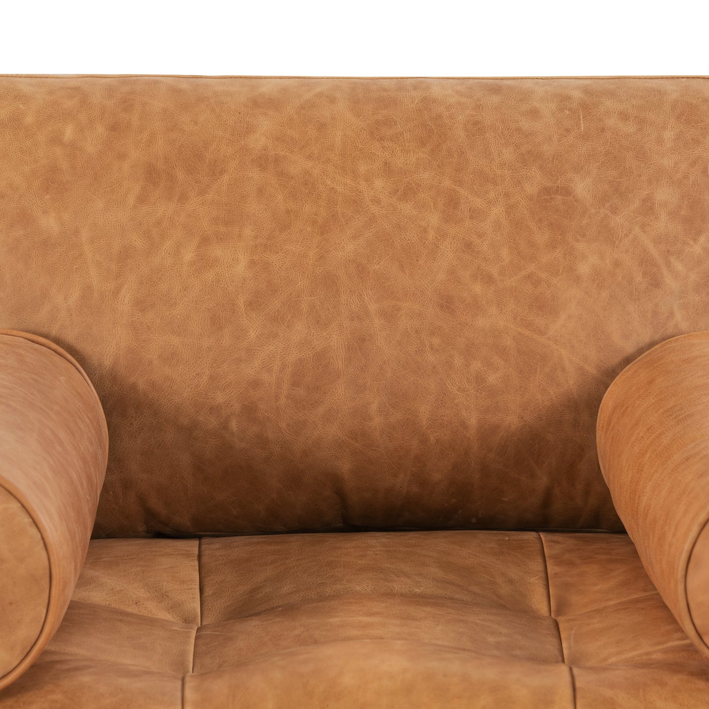 Napa Leather Lounge Chair | Cognac Tan | Set of 2