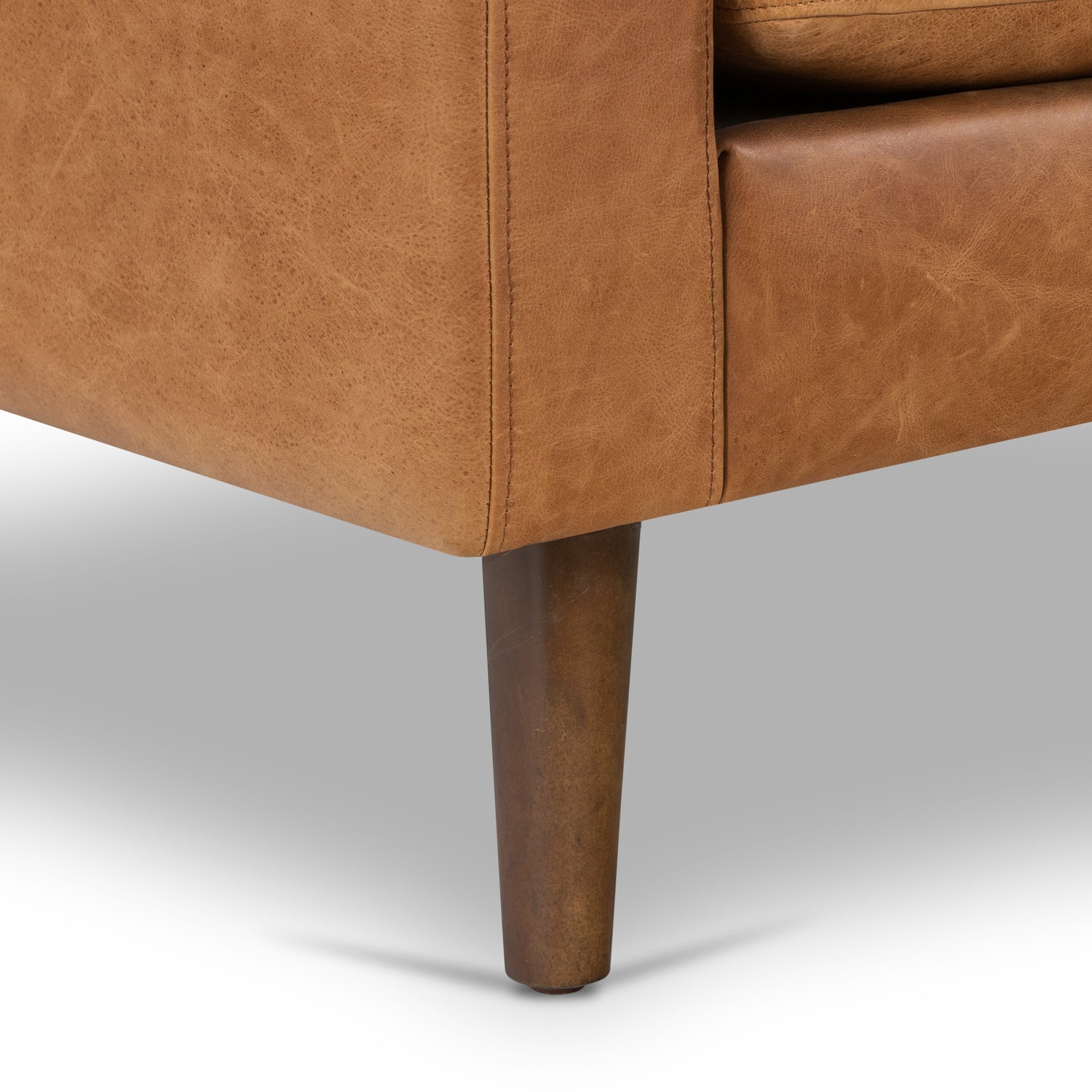 Napa Leather Lounge Chair | Cognac Tan | Set of 2 