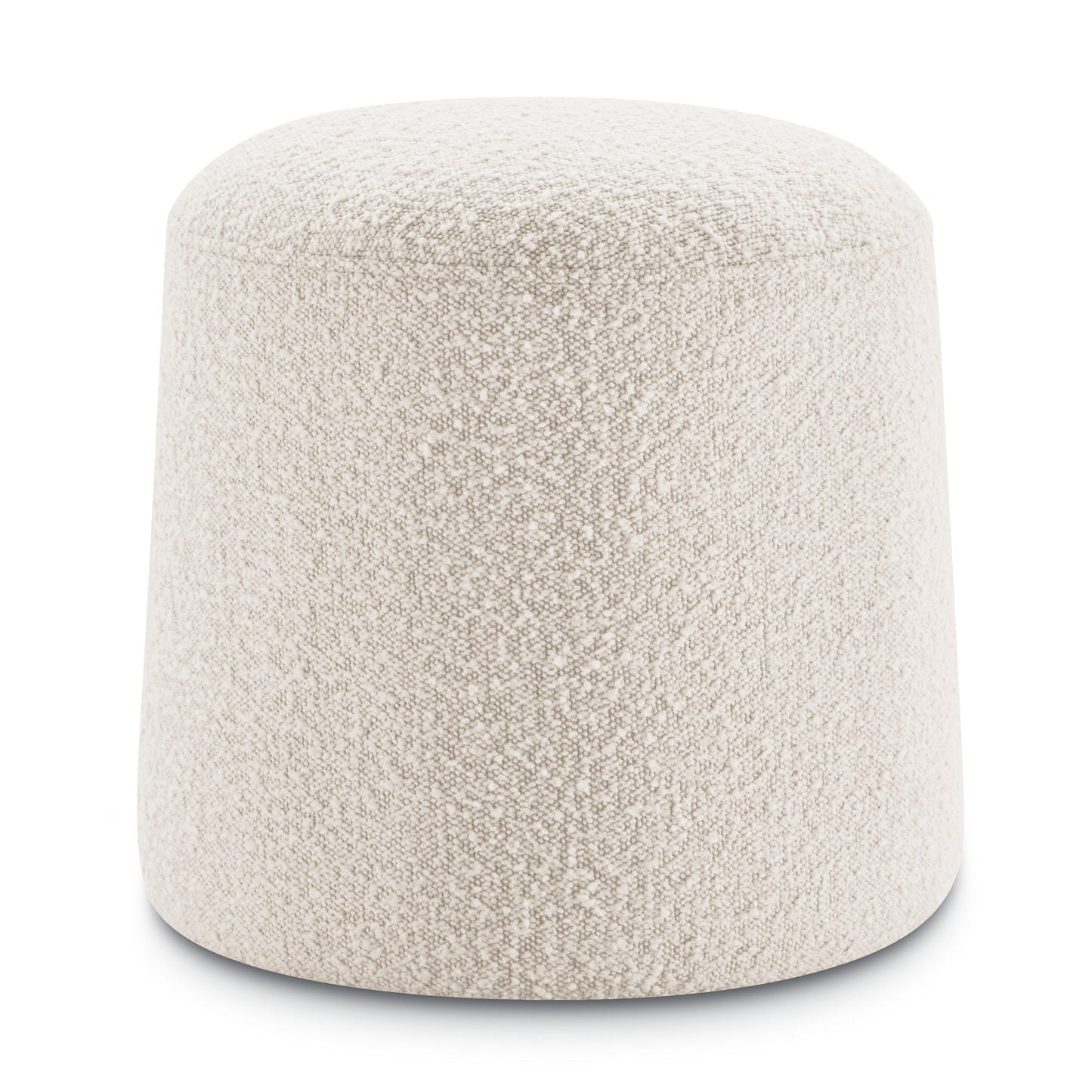 Basel Ottoman | Crema White Boucle