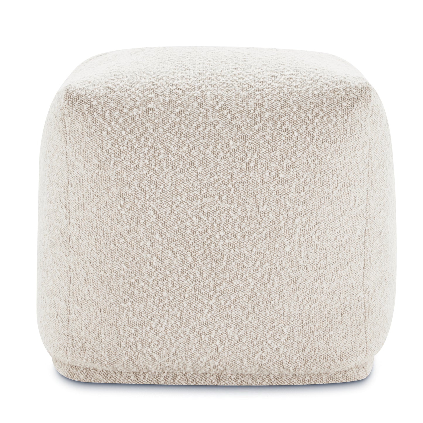 Metz Pouf | Froth White Boucle