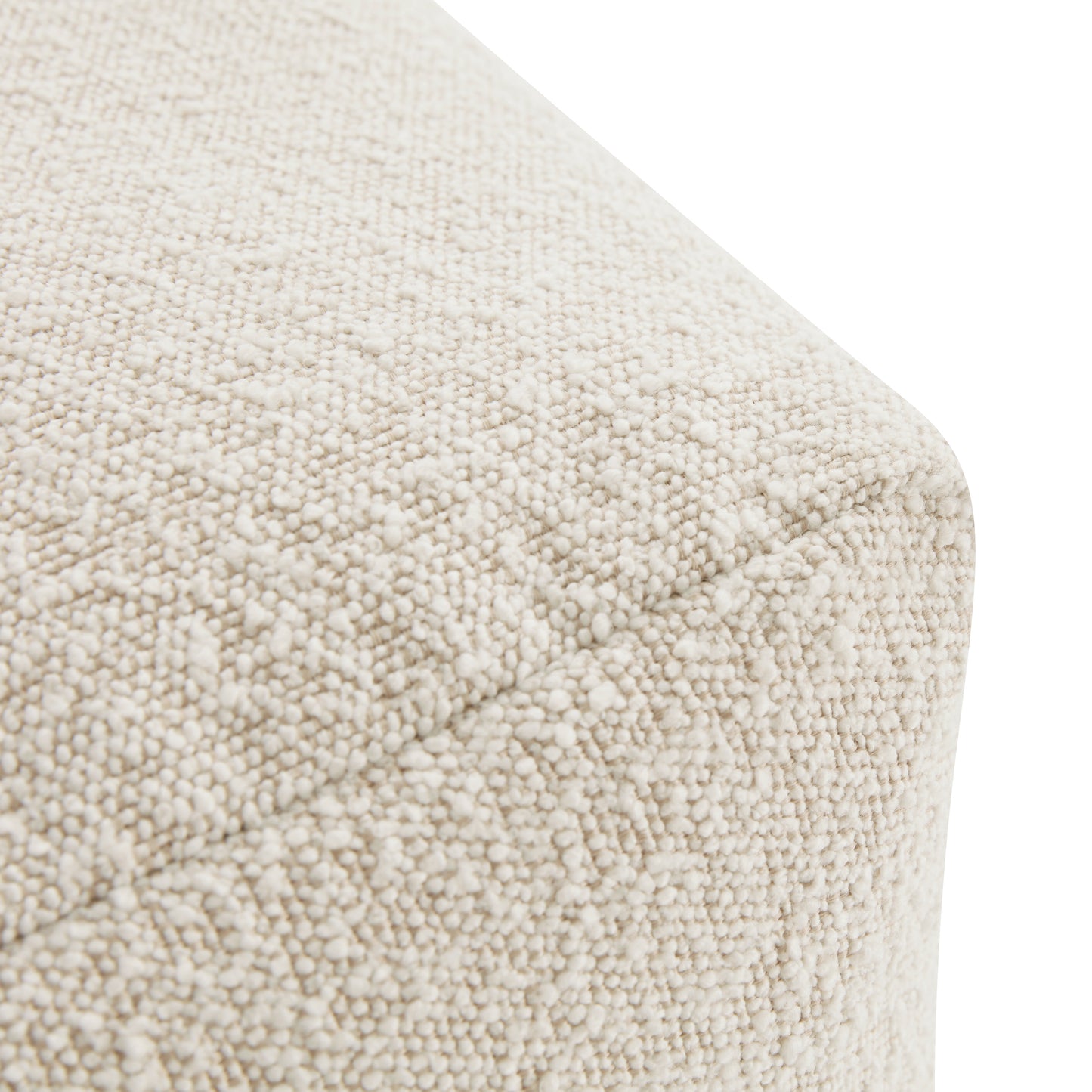Metz Pouf | Froth White Boucle