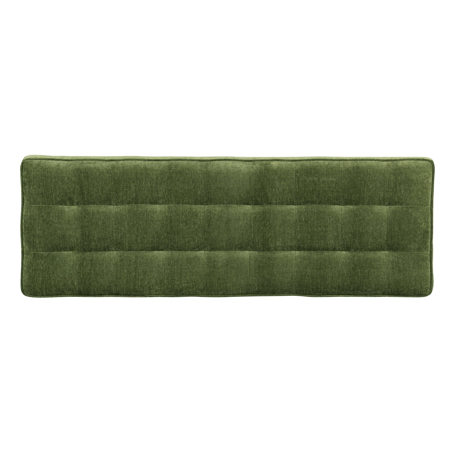 Luca Fabric Bench | Distressed Green