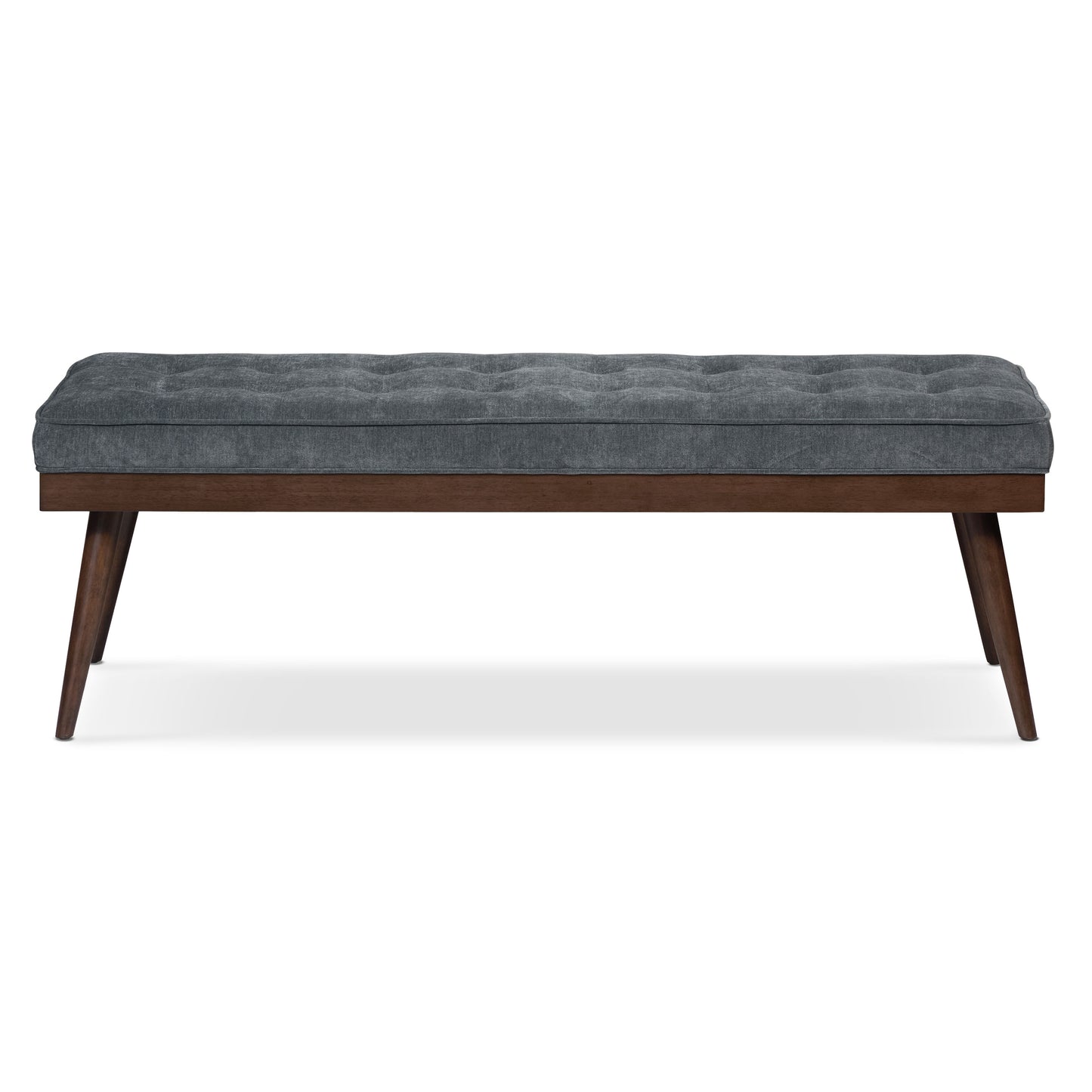 Luca Fabric Bench | Boreal Blue