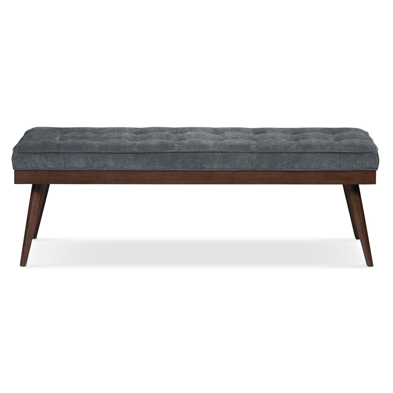 Luca Fabric Bench | Boreal Blue 