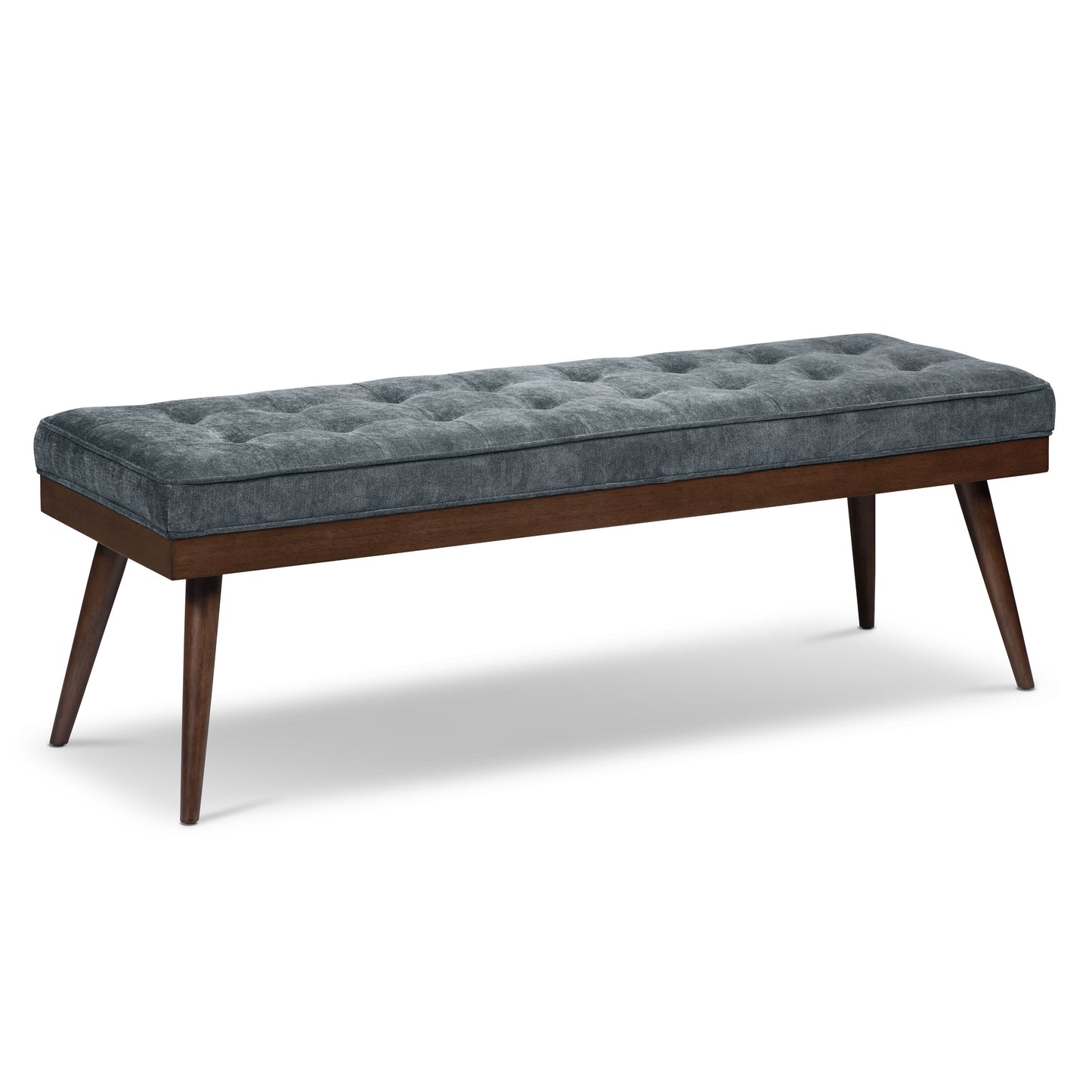 Luca Fabric Bench | Boreal Blue