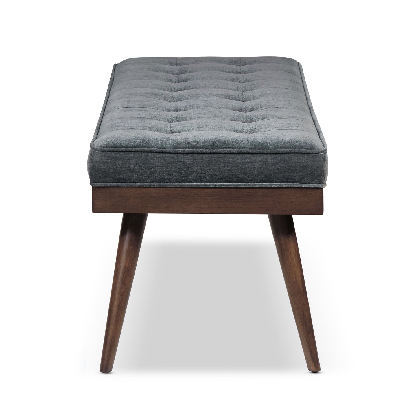 Luca Fabric Bench | Boreal Blue