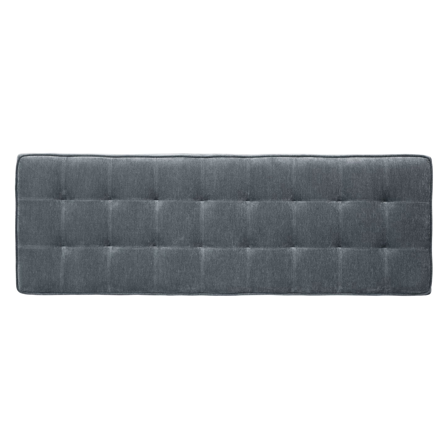 Luca Fabric Bench | Boreal Blue