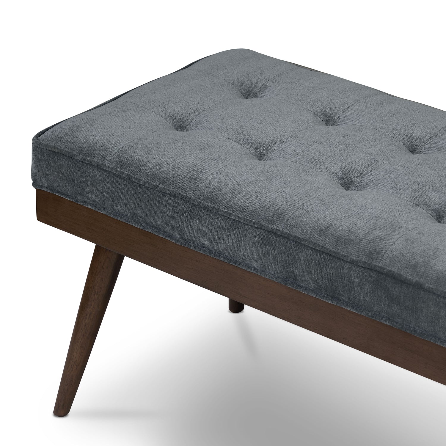 Luca Fabric Bench | Boreal Blue 