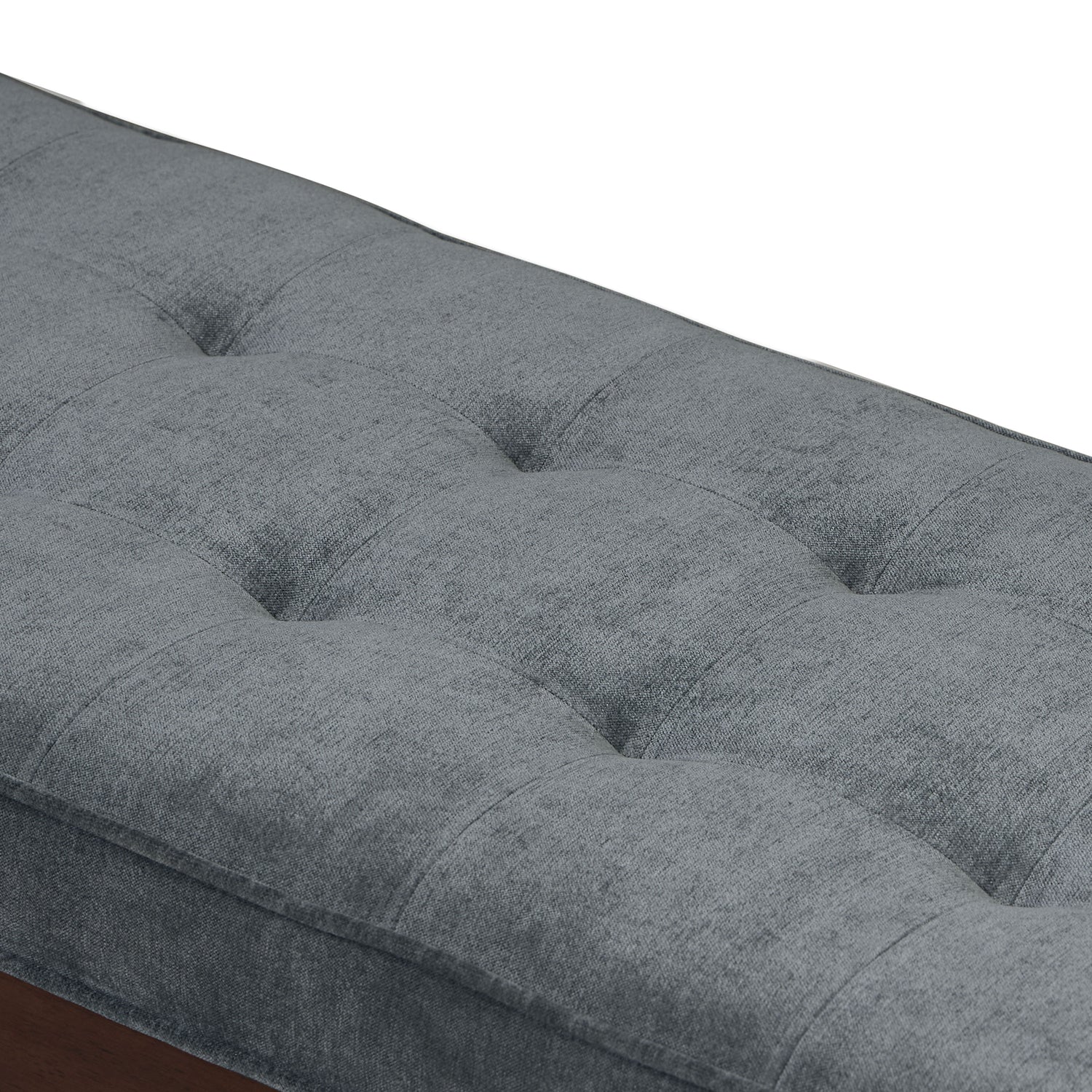 Luca Fabric Bench | Boreal Blue 