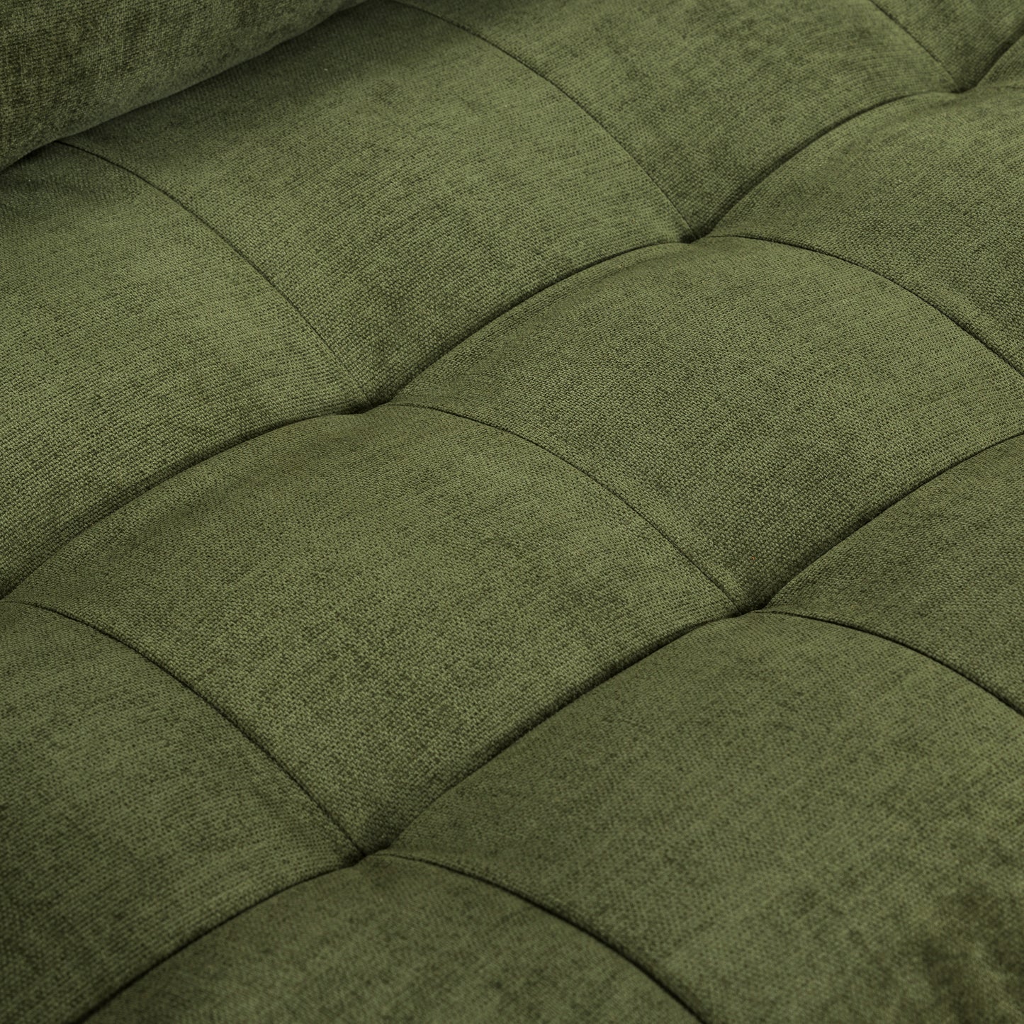 Napa Velvet Corner Sectional Sofa | Distressed Green