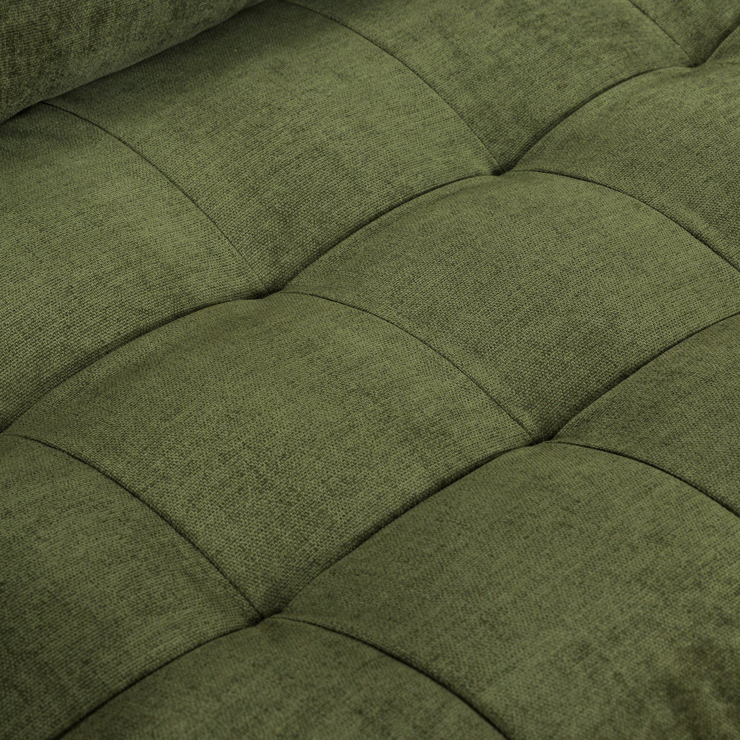 Napa Velvet Corner Sectional Sofa | Distressed Green 