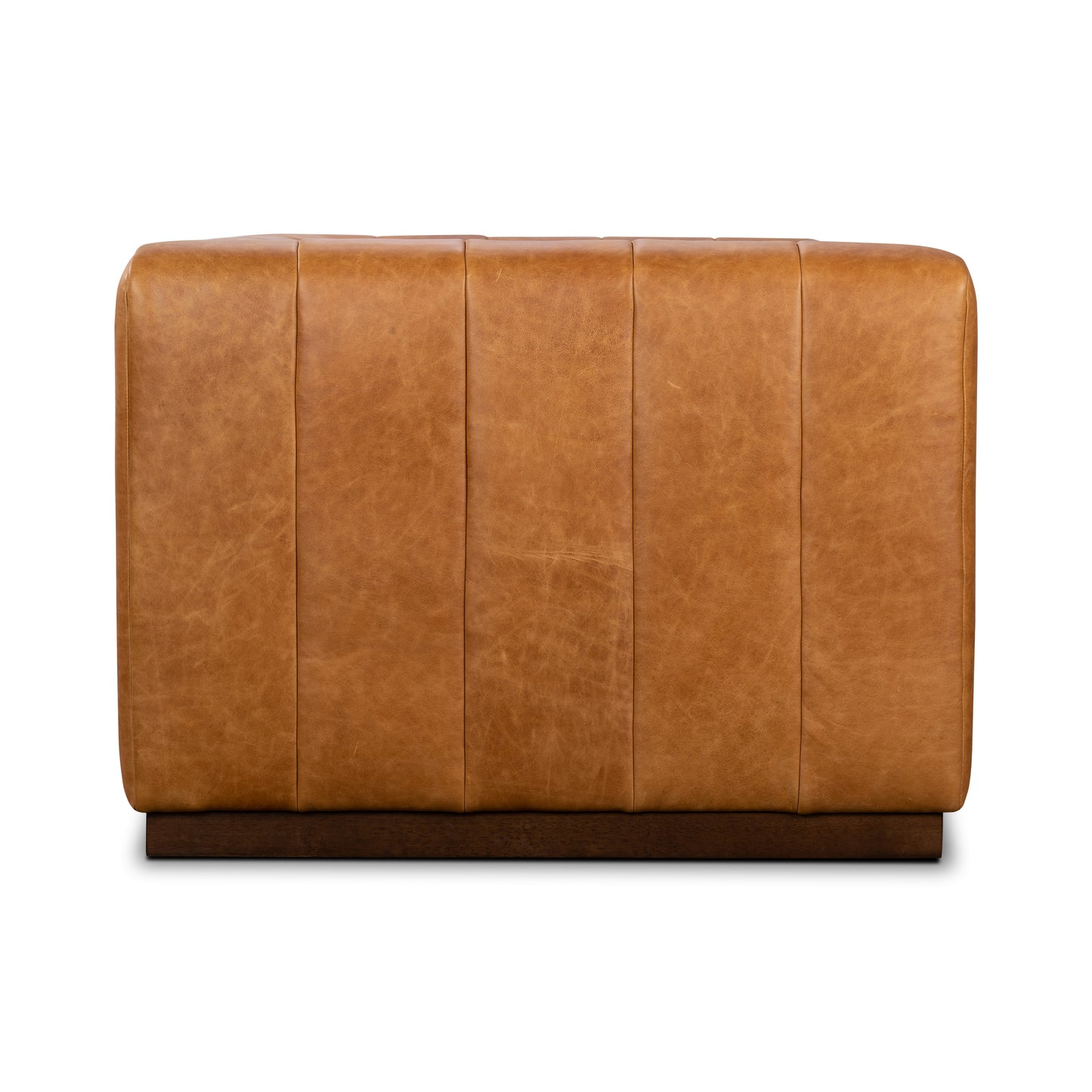 Canale 99" Leather Sofa | Cognac Tan