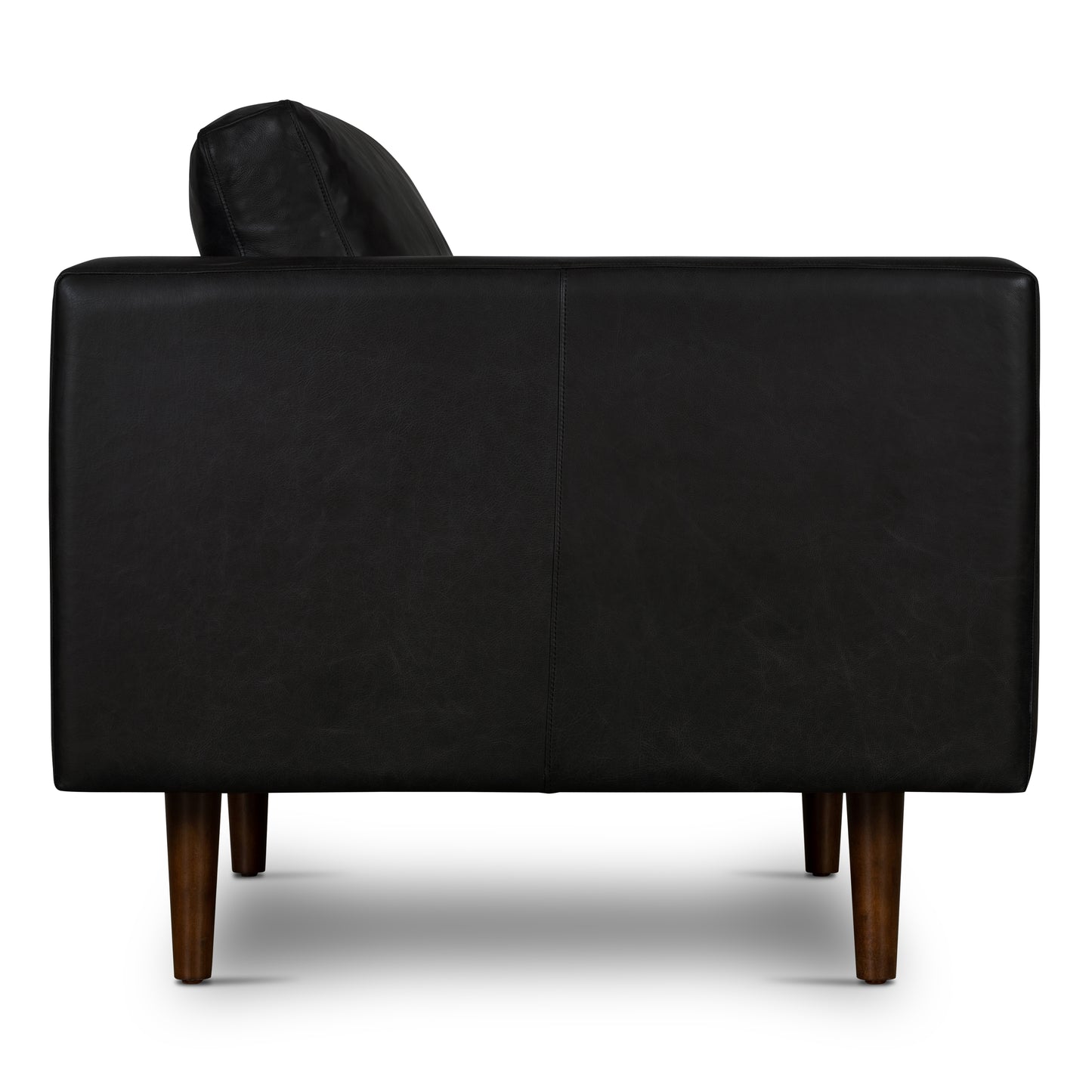 Napa Leather Lounge Chair | Onyx Black | Single