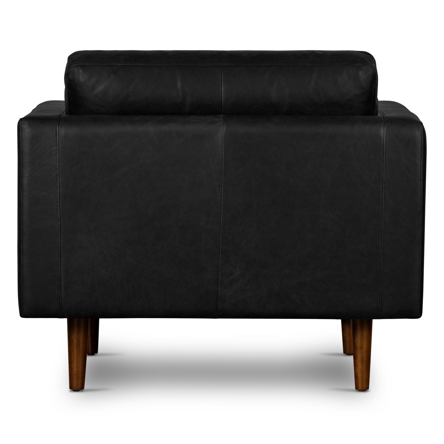 Napa Leather Lounge Chair | Onyx Black | Set of 2 